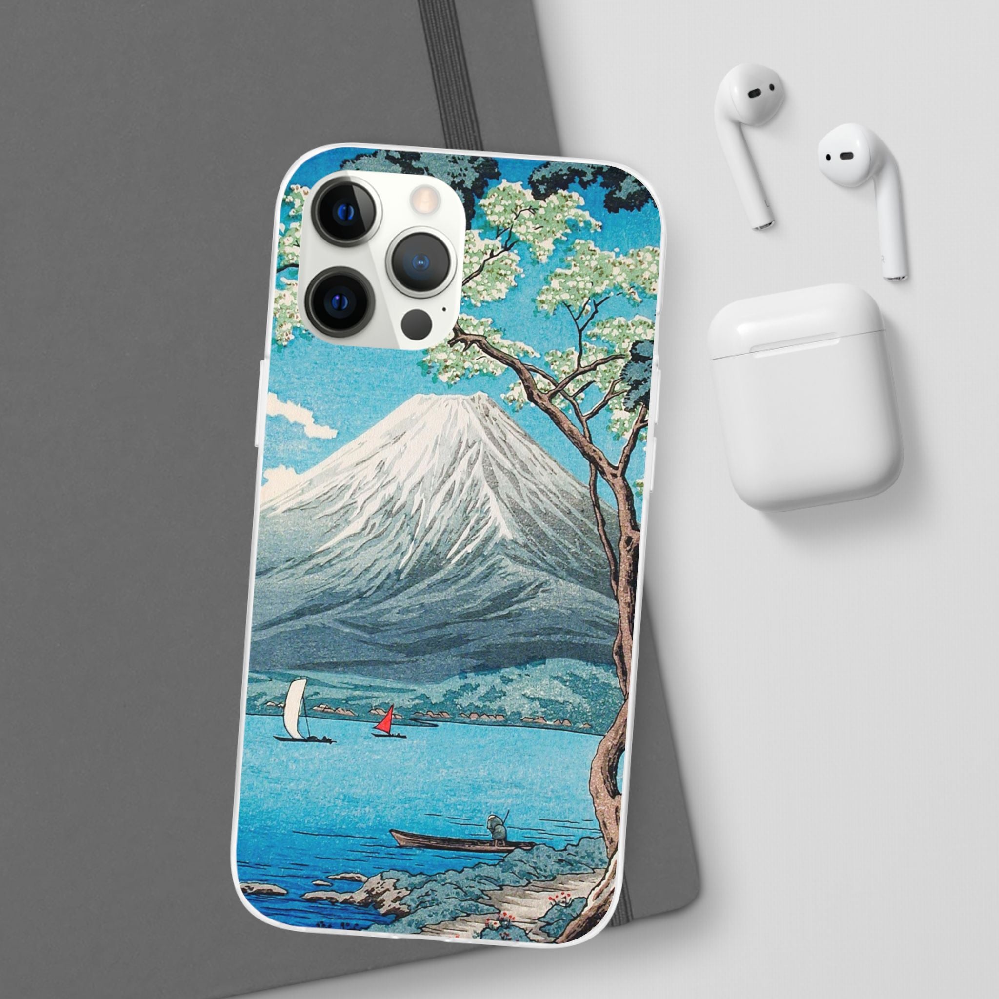 Mount Fuji from Lake Yamanaka - Flexi Case