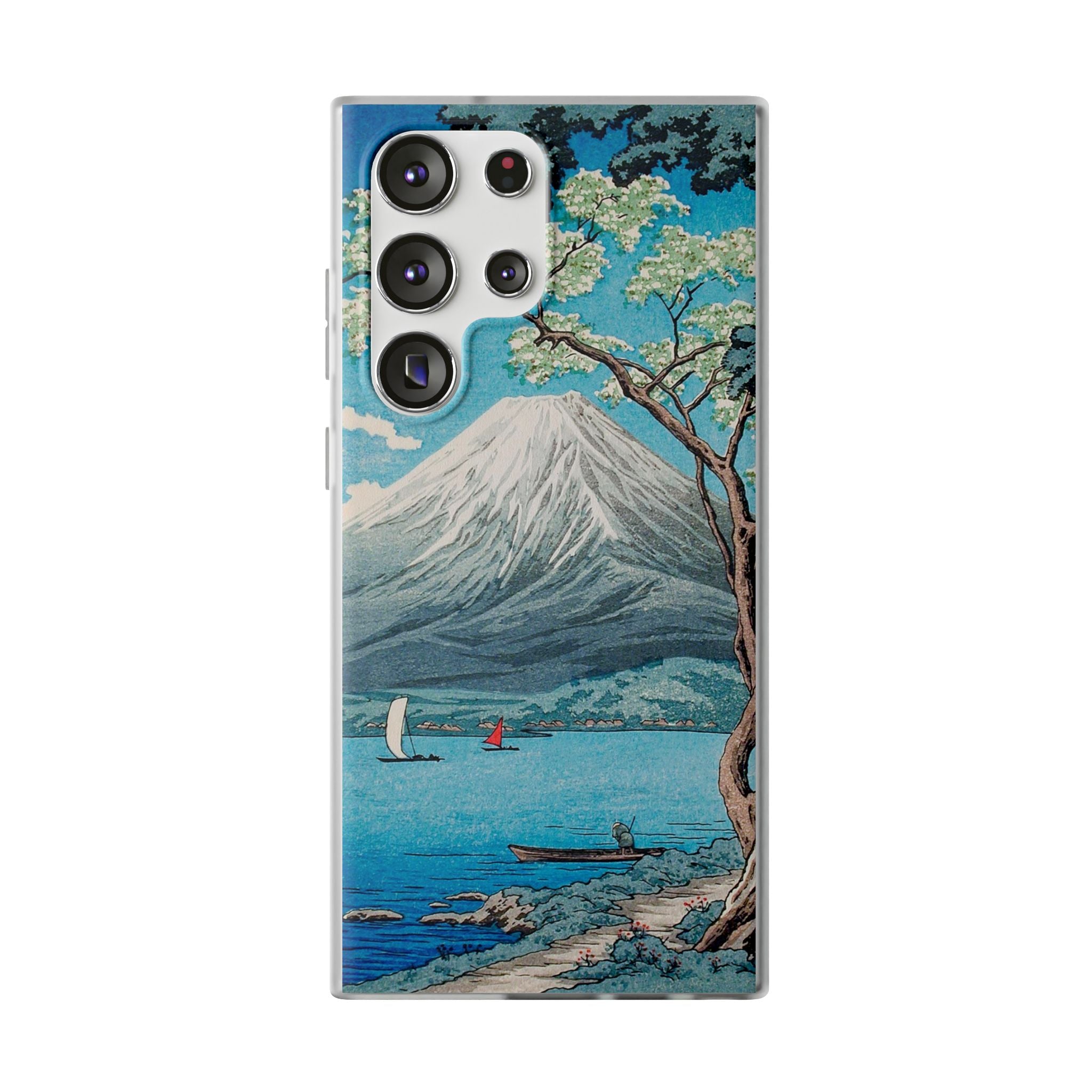 Mount Fuji from Lake Yamanaka - Flexi Case
