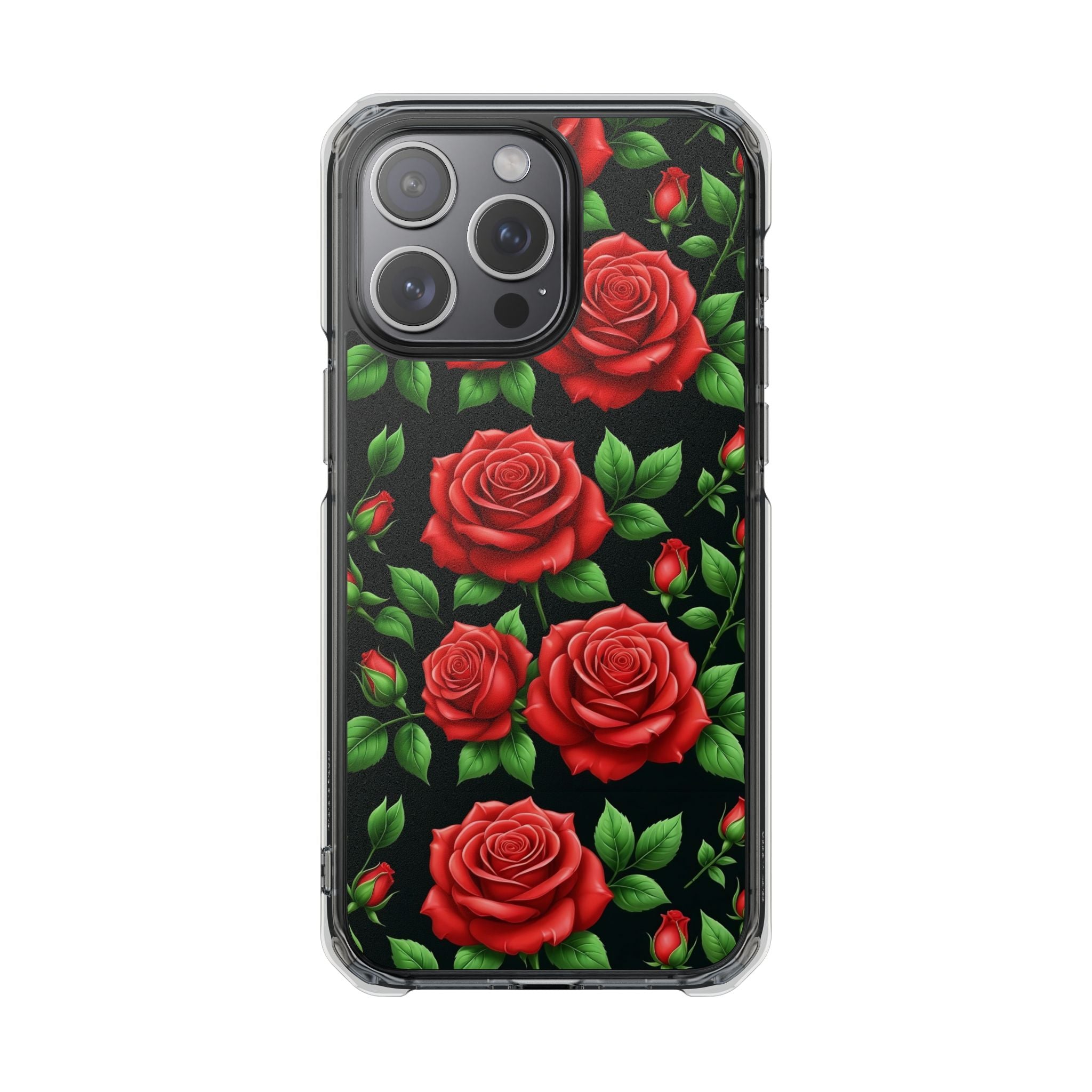 Roses are Red - Magnetic Clear Impact Case