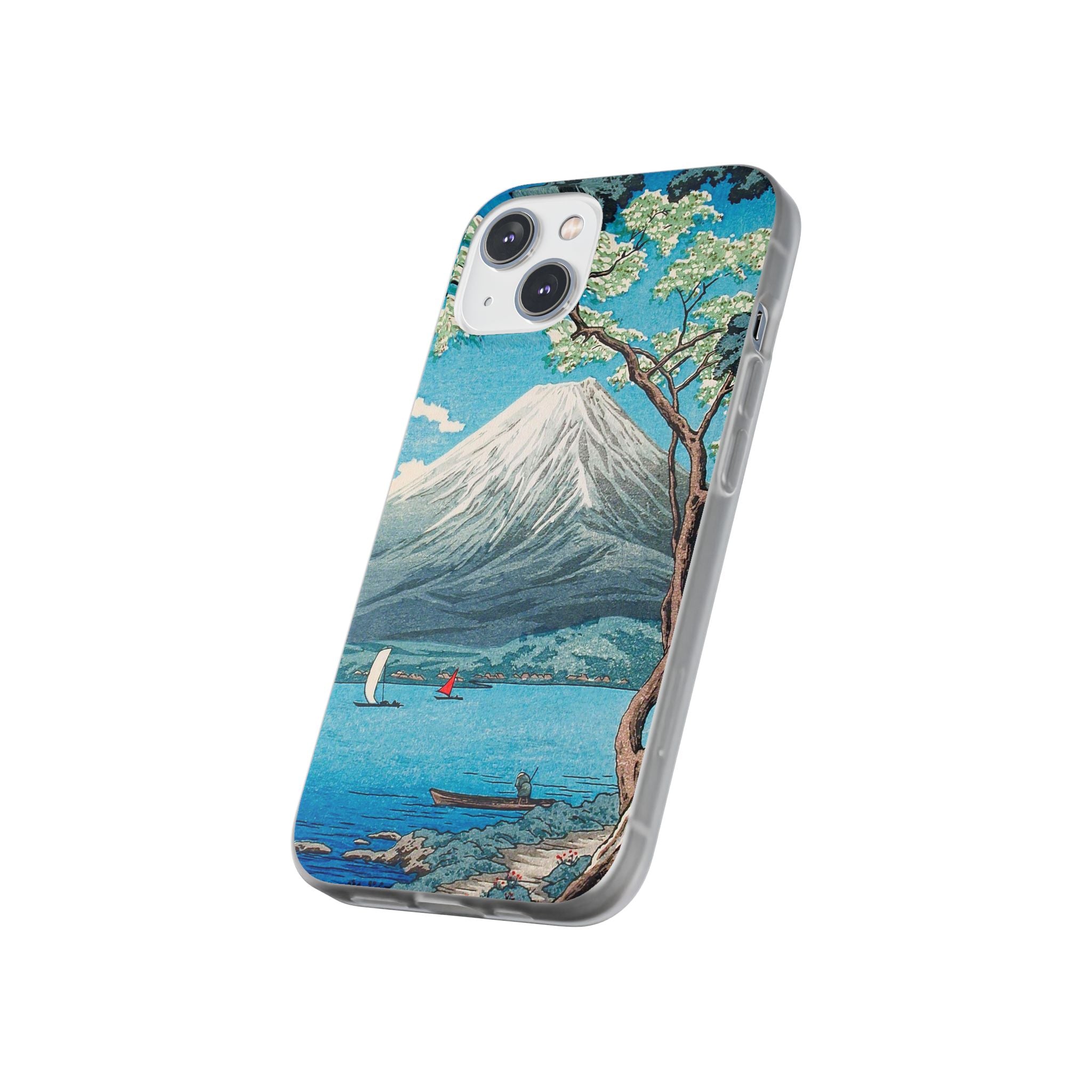 Mount Fuji from Lake Yamanaka - Flexi Case