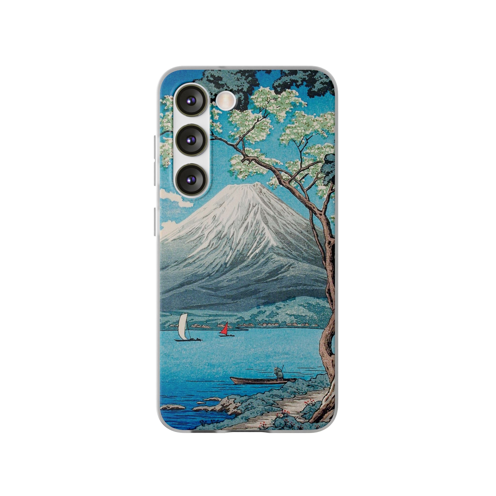 Mount Fuji from Lake Yamanaka - Flexi Case