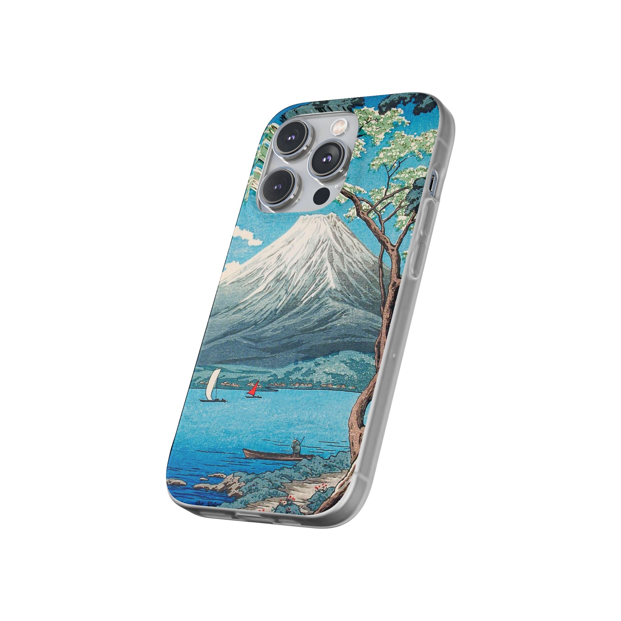 Mount Fuji from Lake Yamanaka - Flexi Case