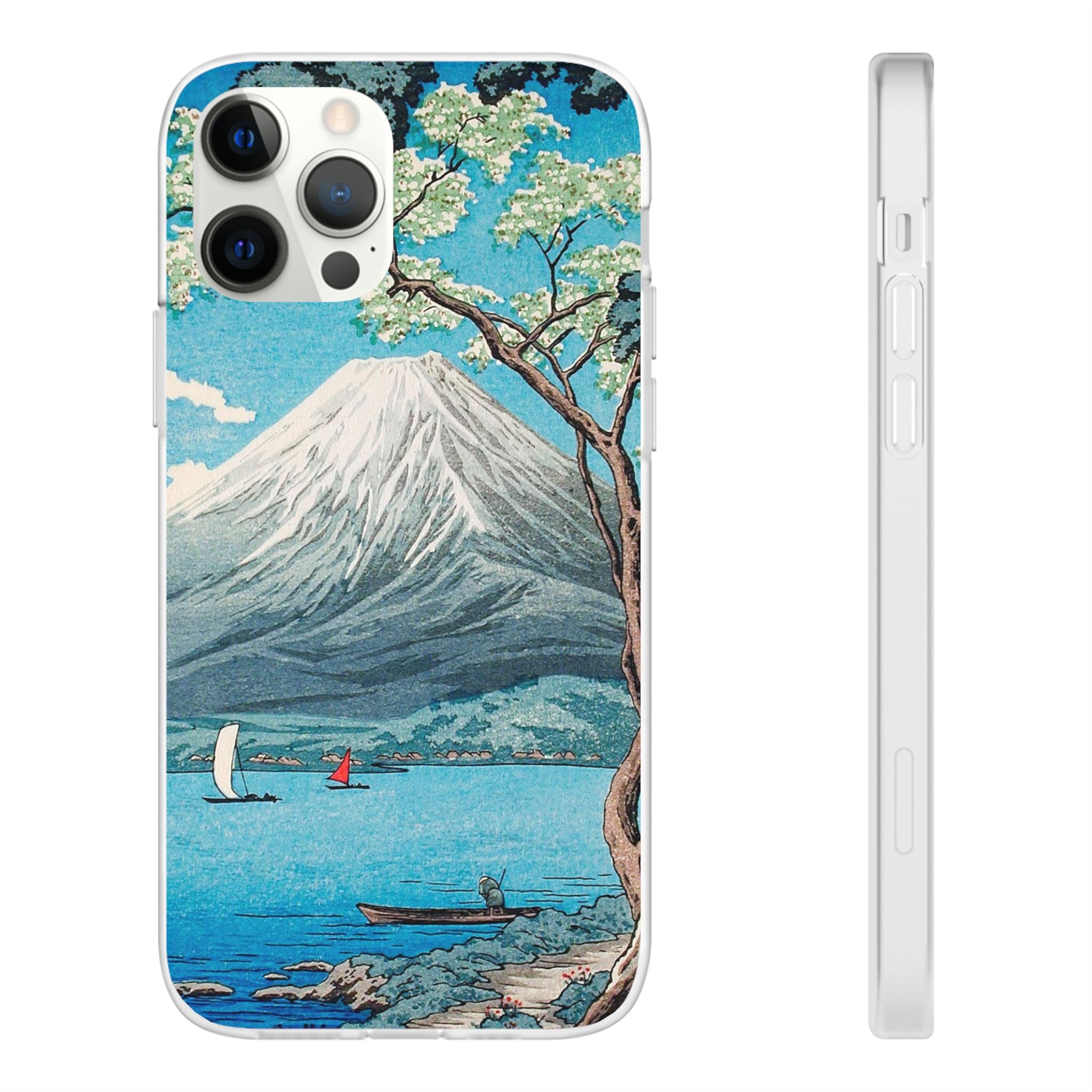 Mount Fuji from Lake Yamanaka - Flexi Case