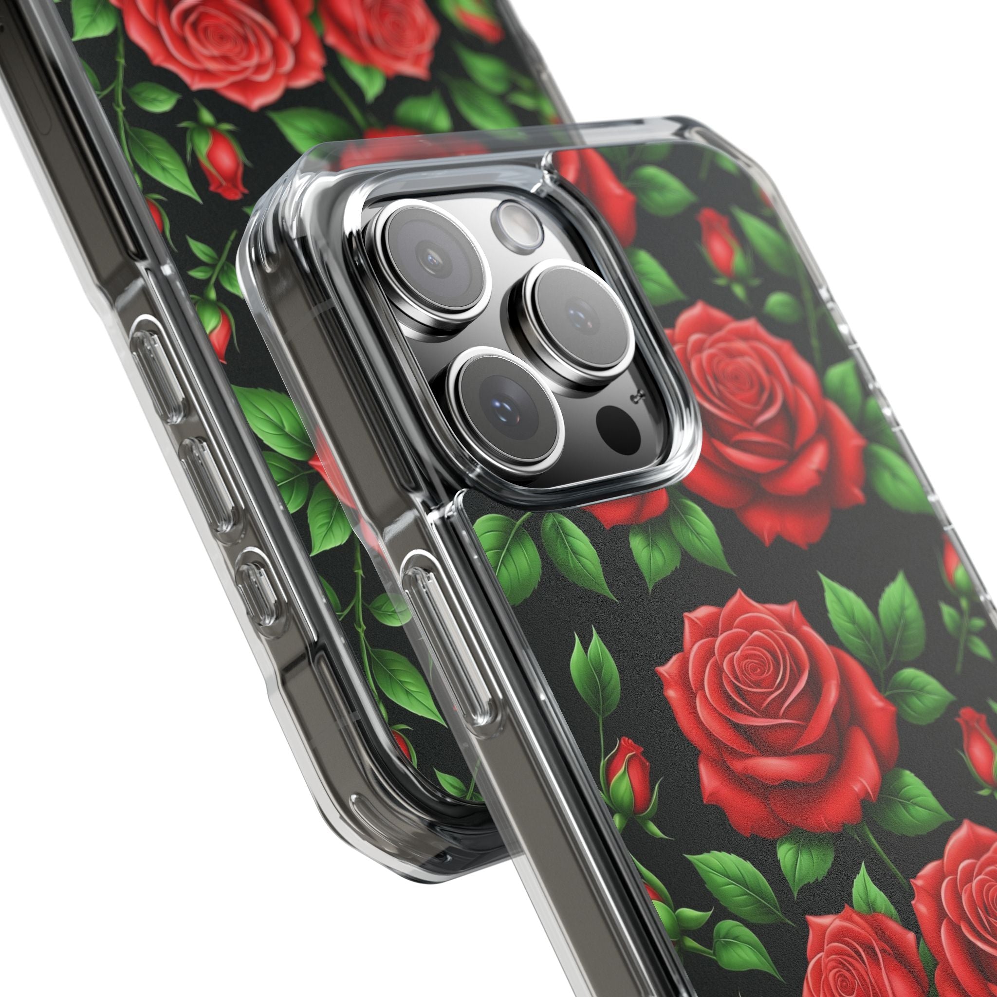 Roses are Red - Magnetic Clear Impact Case
