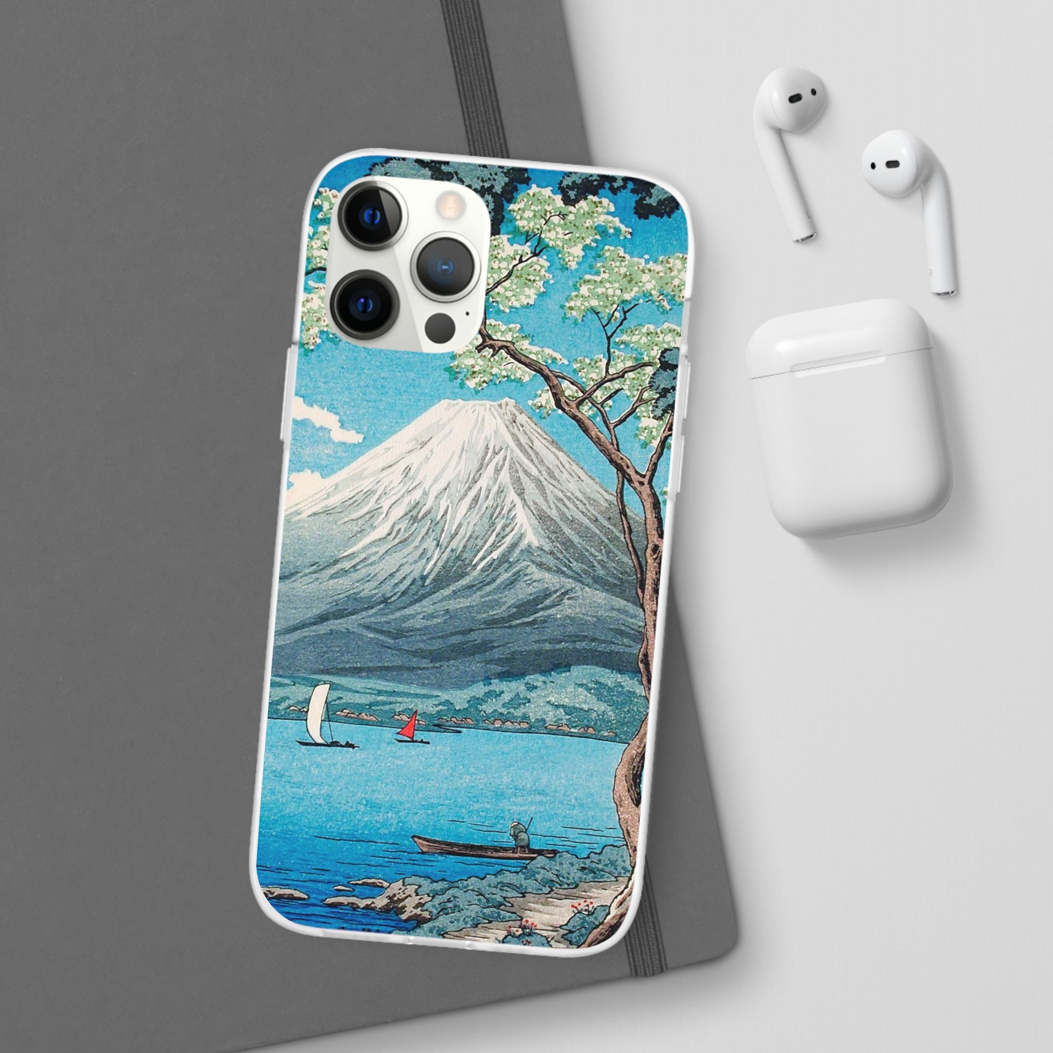 Mount Fuji from Lake Yamanaka - Flexi Case
