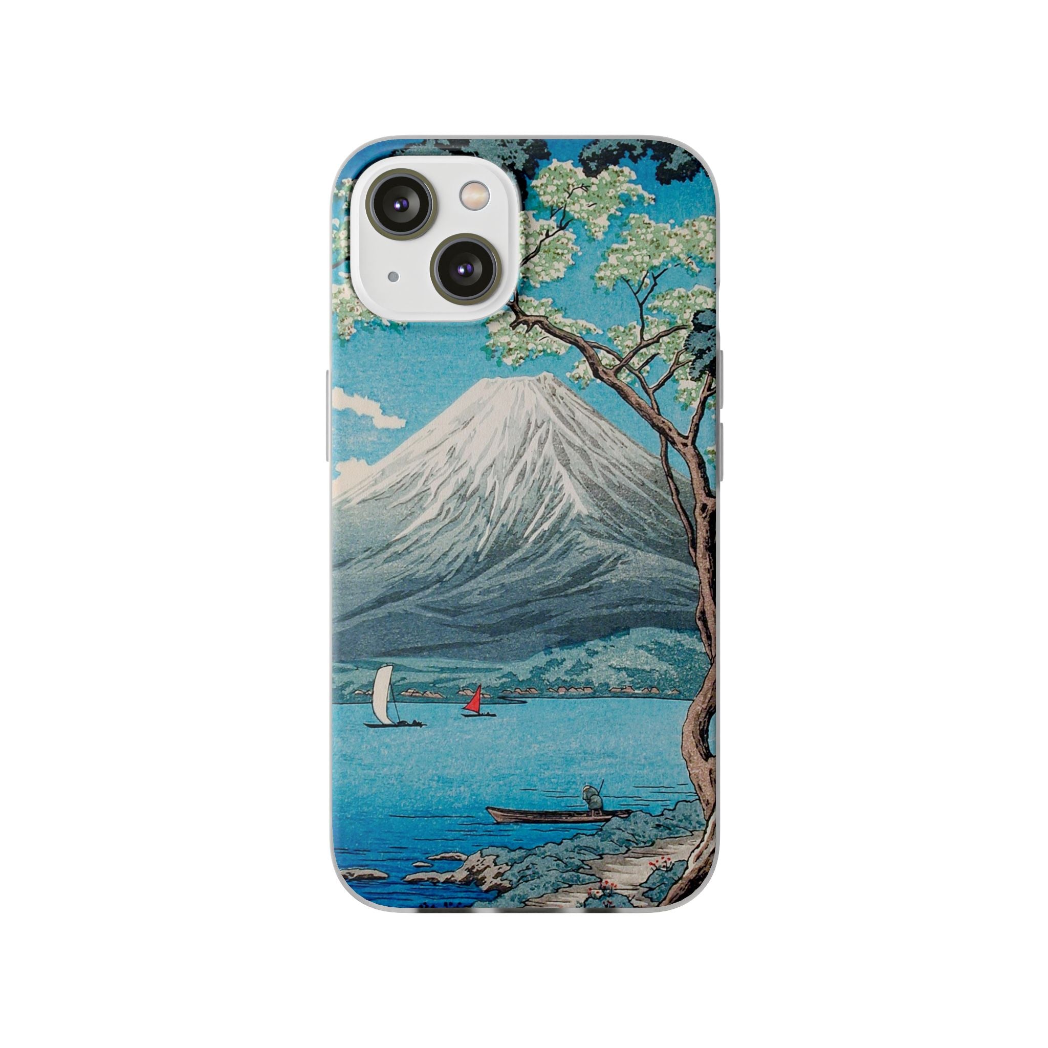 Mount Fuji from Lake Yamanaka - Flexi Case