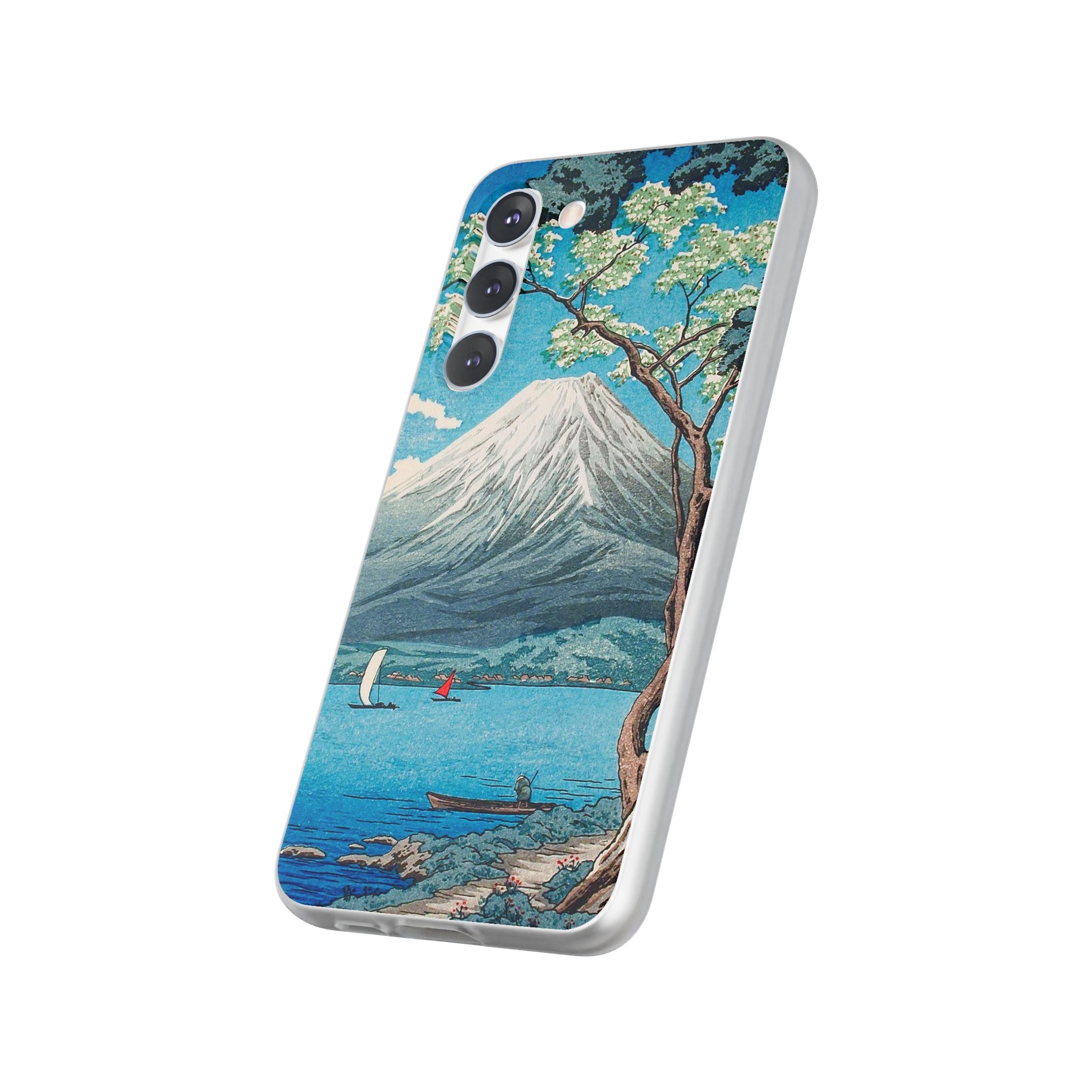 Mount Fuji from Lake Yamanaka - Flexi Case