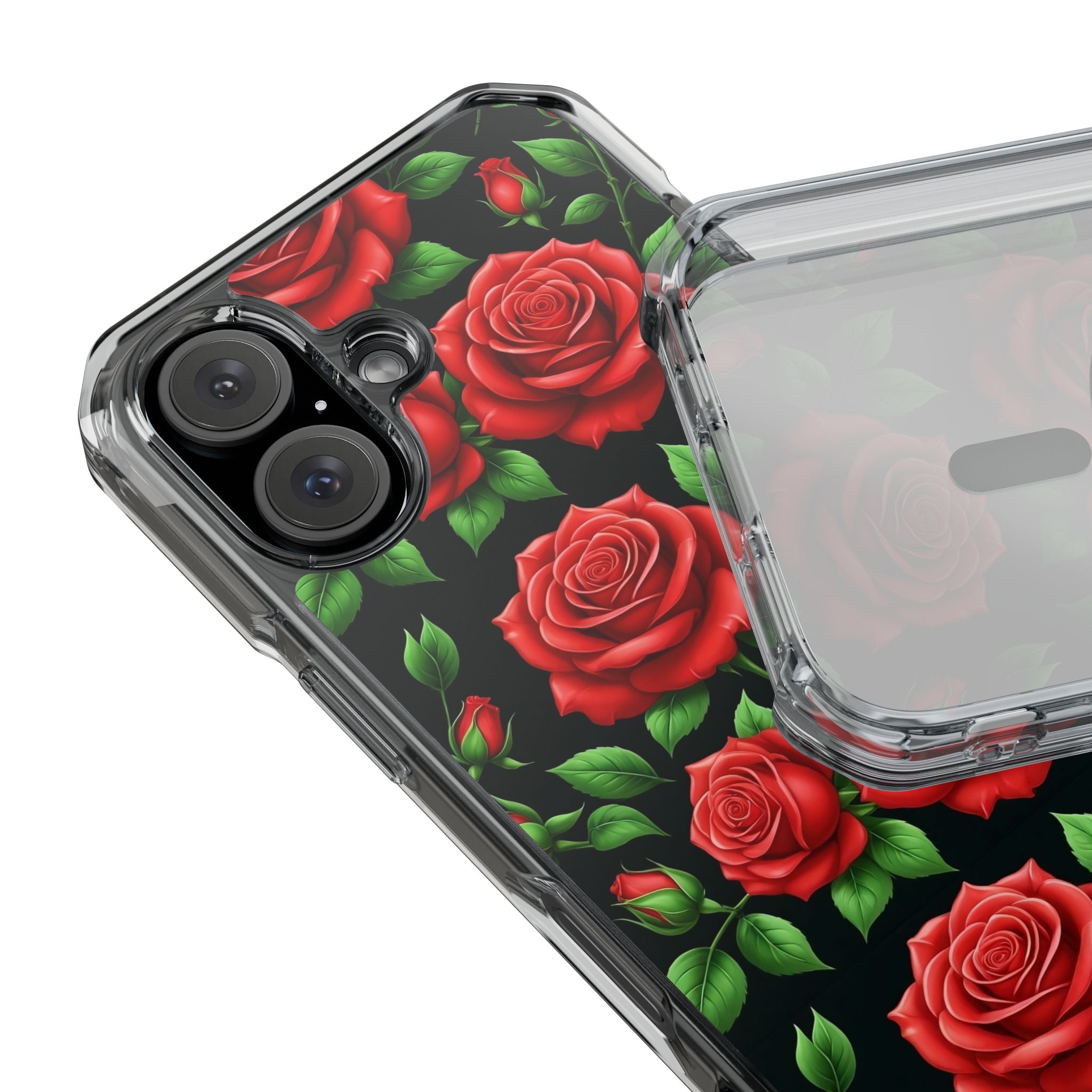 Roses are Red - Magnetic Clear Impact Case