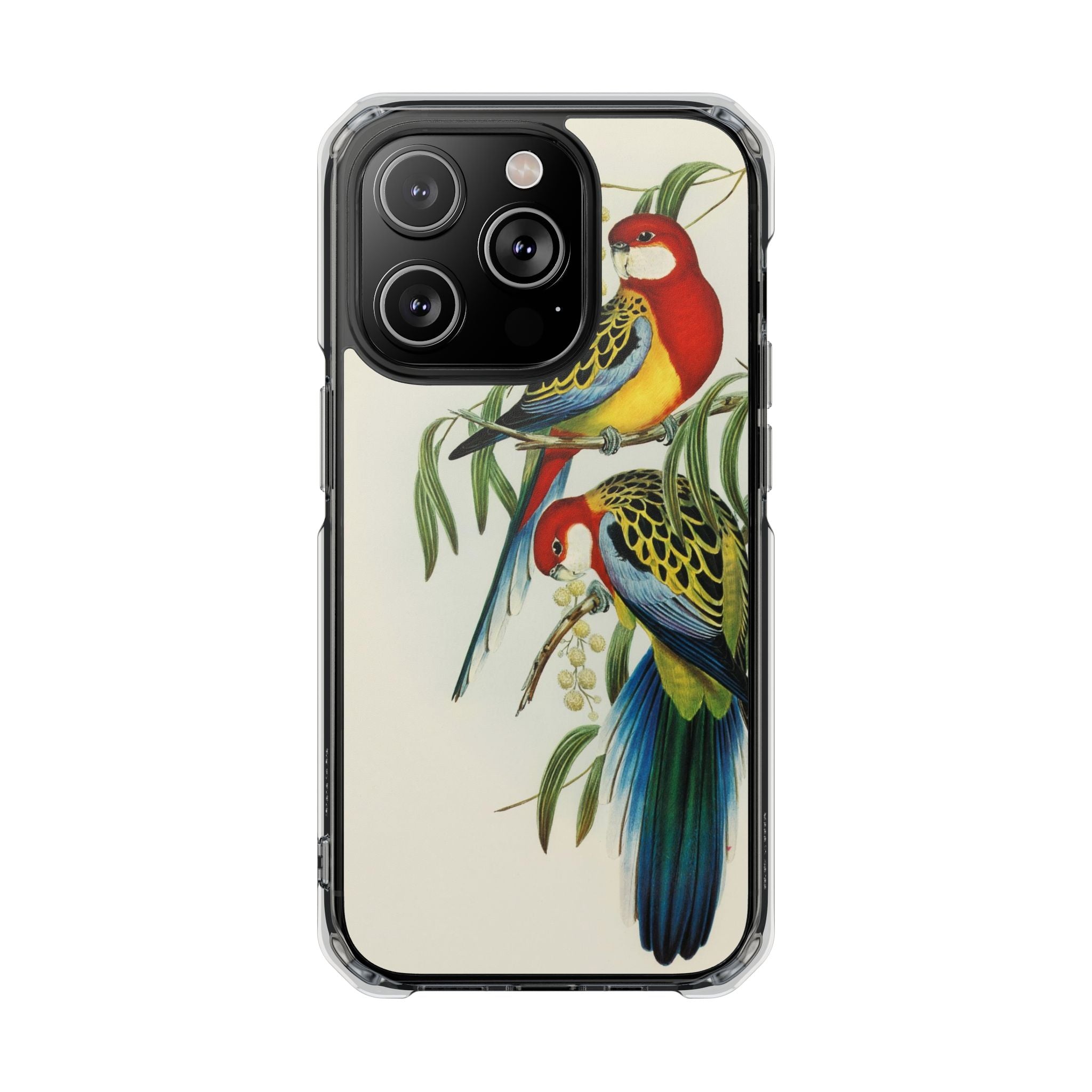 Rosehill Parakeet by Elizabeth Gould - Magnetic Clear Impact Case