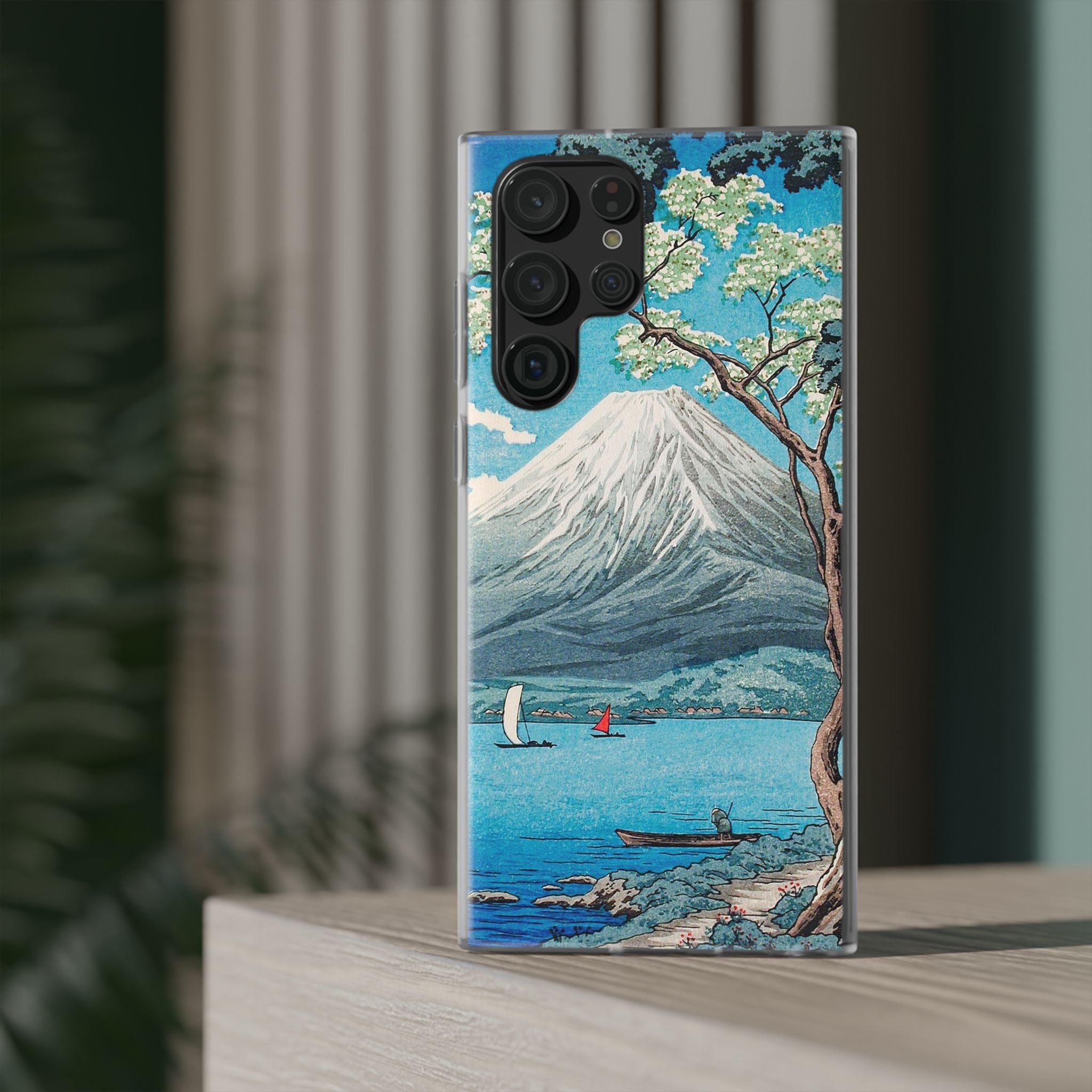 Mount Fuji from Lake Yamanaka - Flexi Case