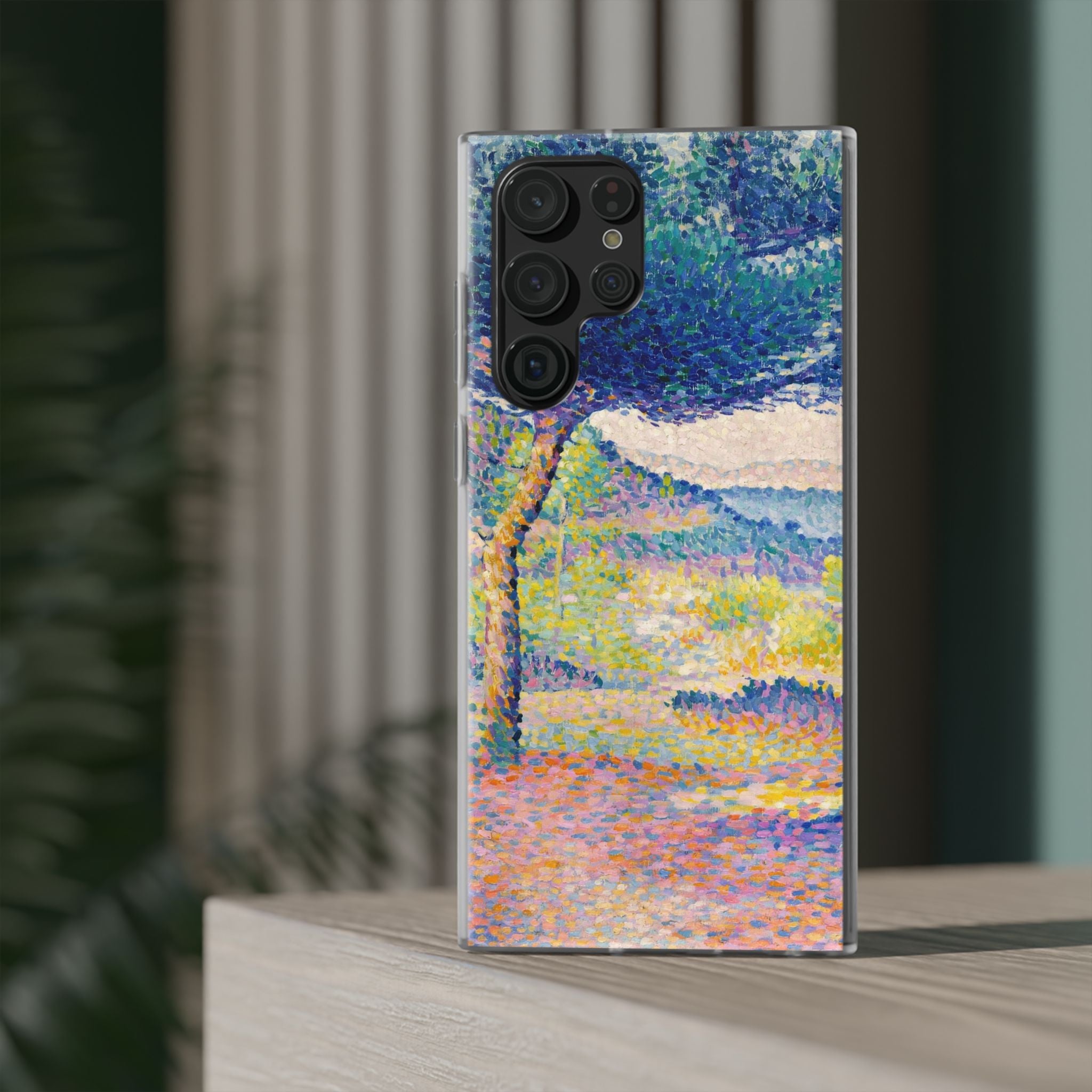 Pines Along the Shore (1896) by Henri-Edmond Cross - Flexi Case