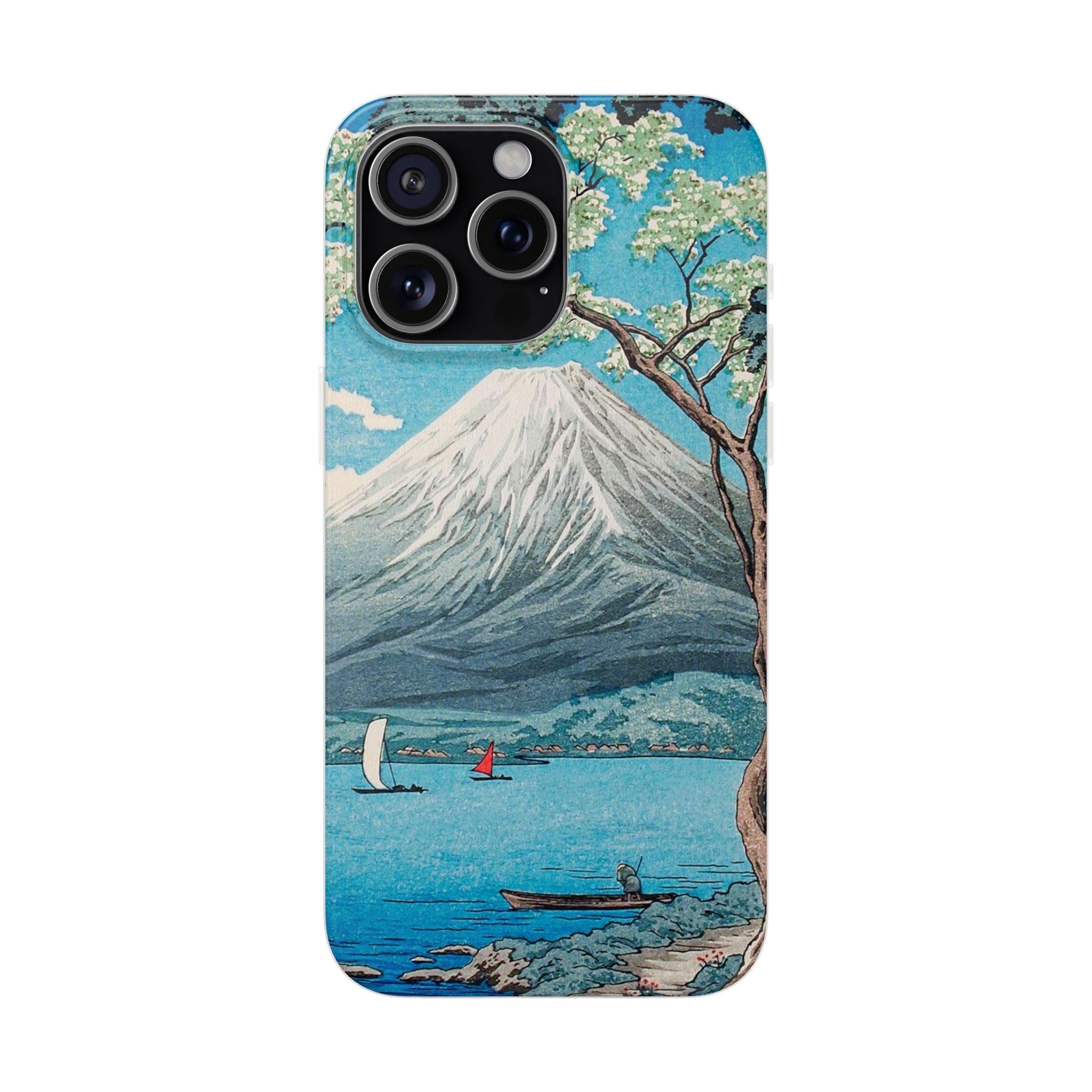 Mount Fuji from Lake Yamanaka - Flexi Case