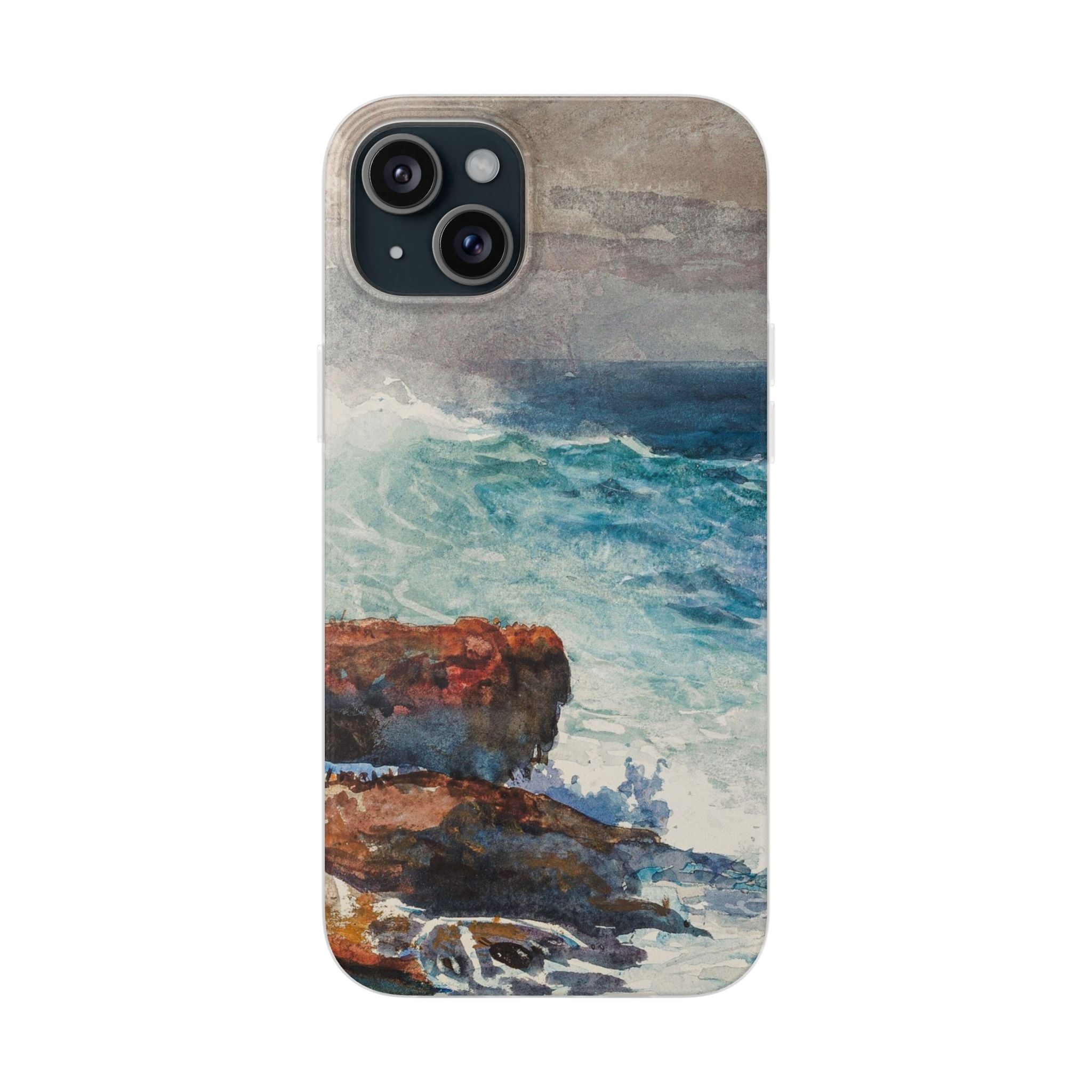 Incoming Tide, Scarboro, Maine (1883) by Winslow Homer - Flexi Case