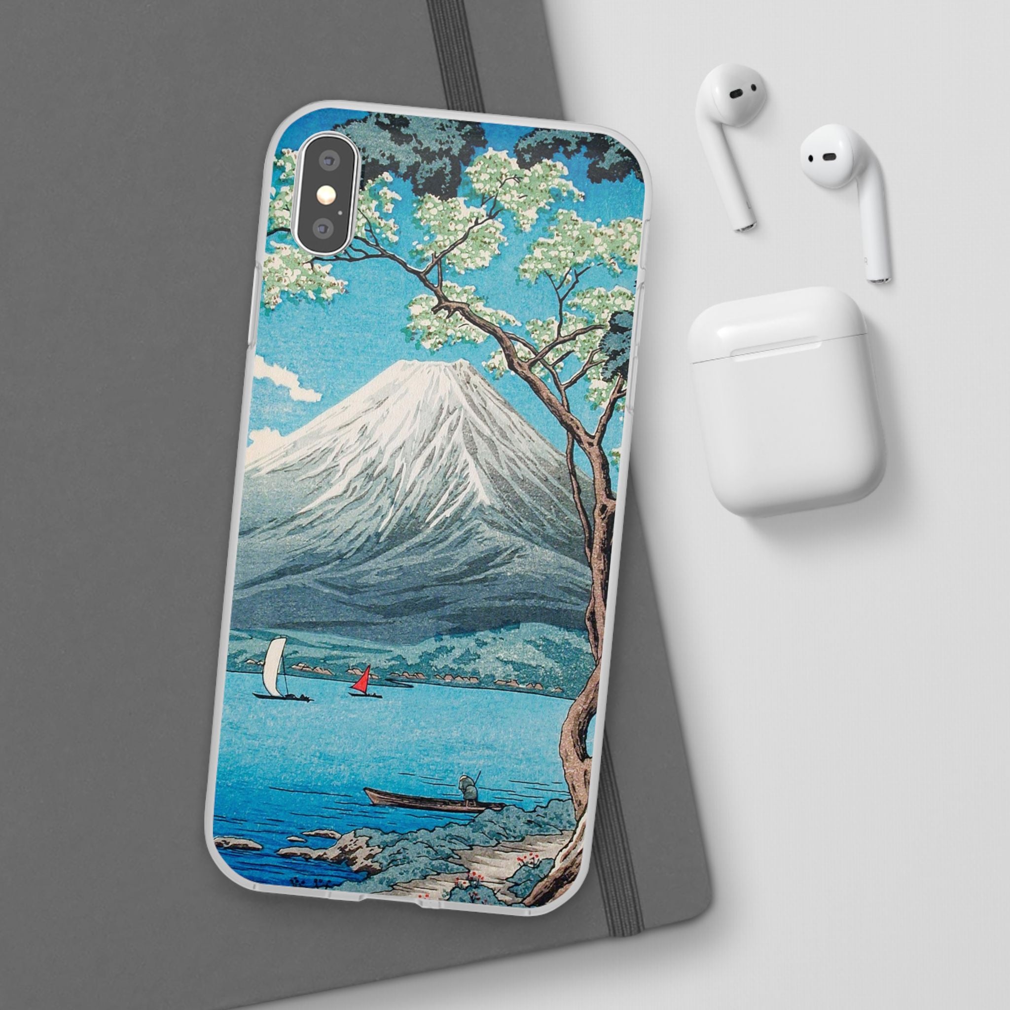 Mount Fuji from Lake Yamanaka - Flexi Case