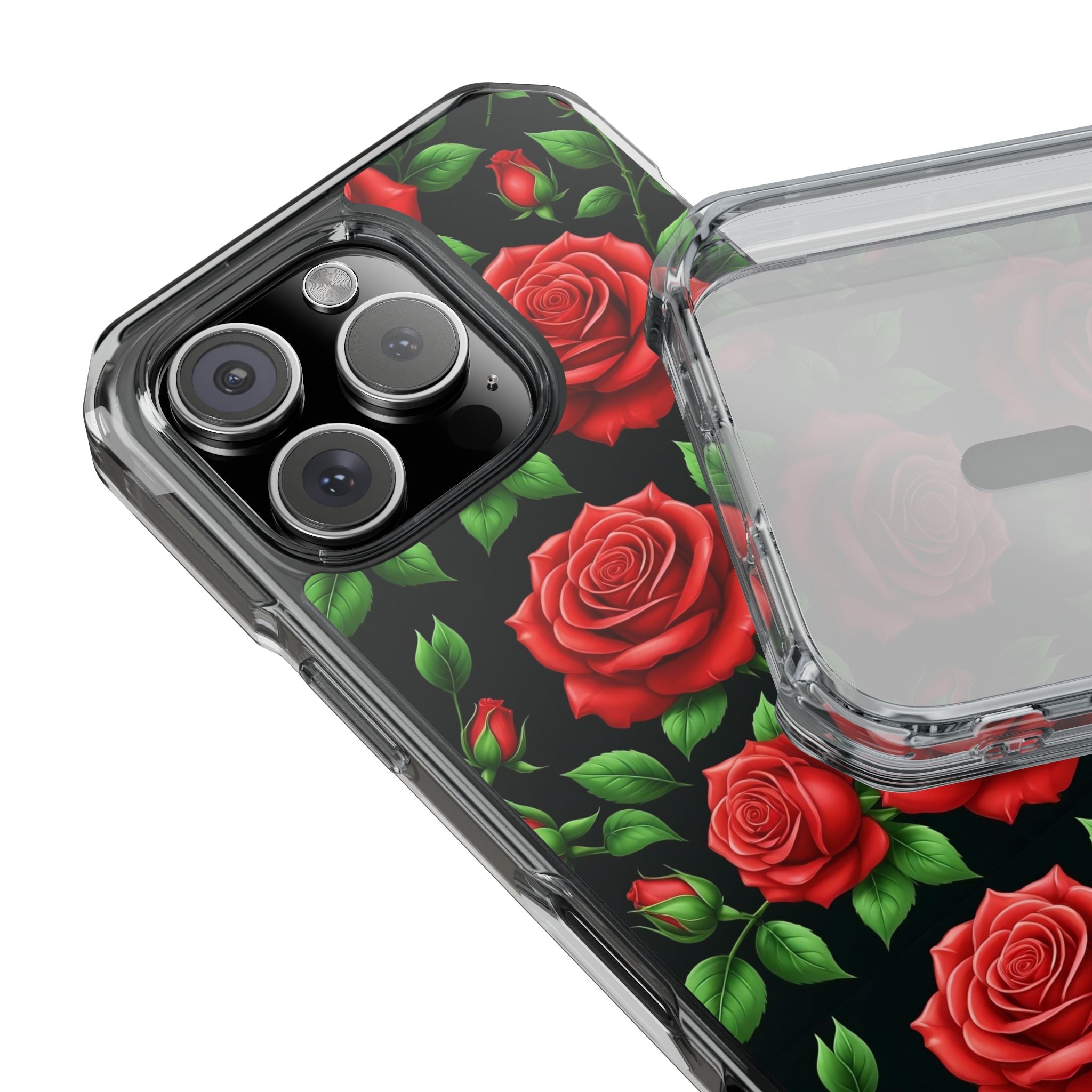 Roses are Red - Magnetic Clear Impact Case