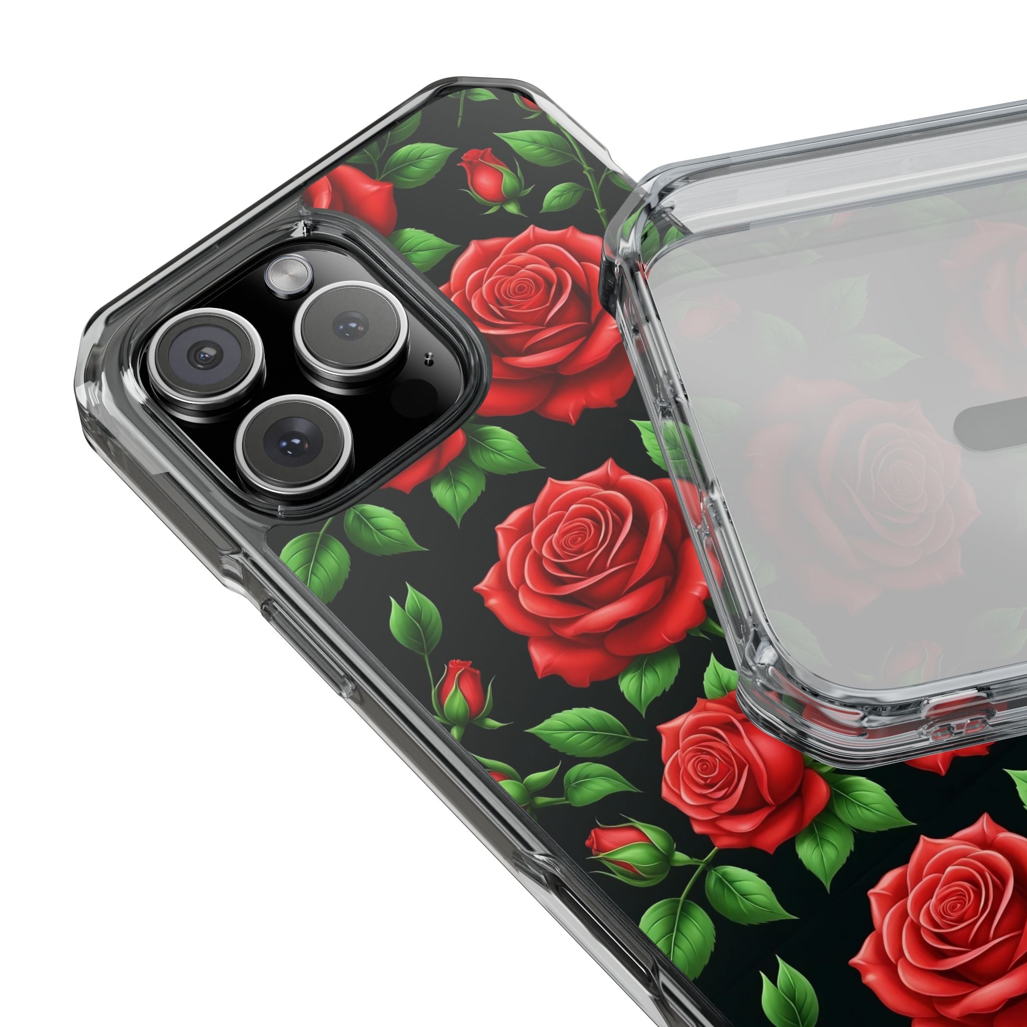 Roses are Red - Magnetic Clear Impact Case