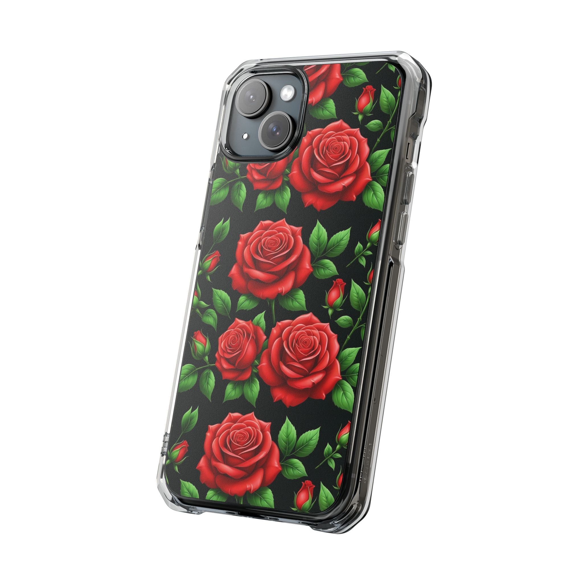 Roses are Red - Magnetic Clear Impact Case