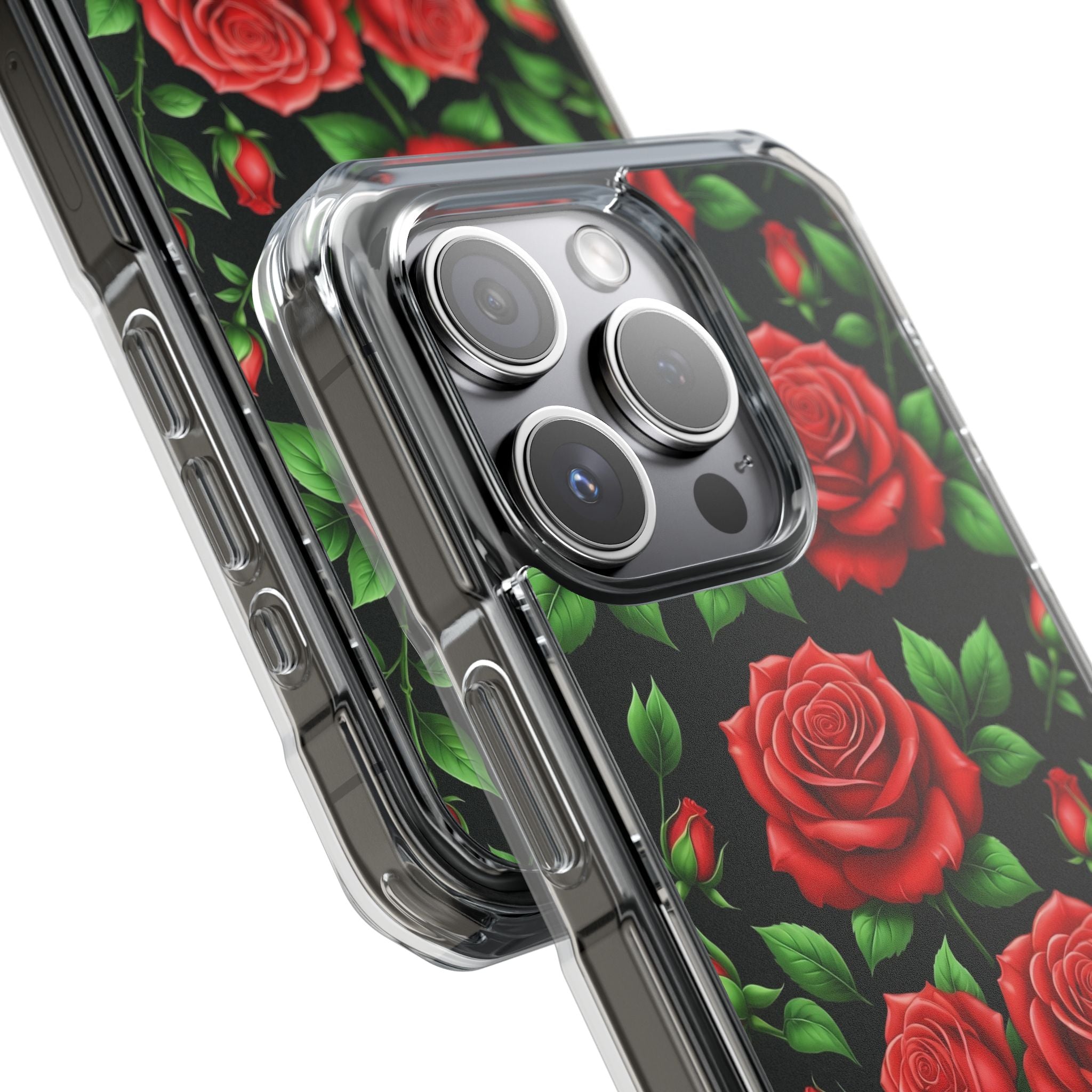 Roses are Red - Magnetic Clear Impact Case