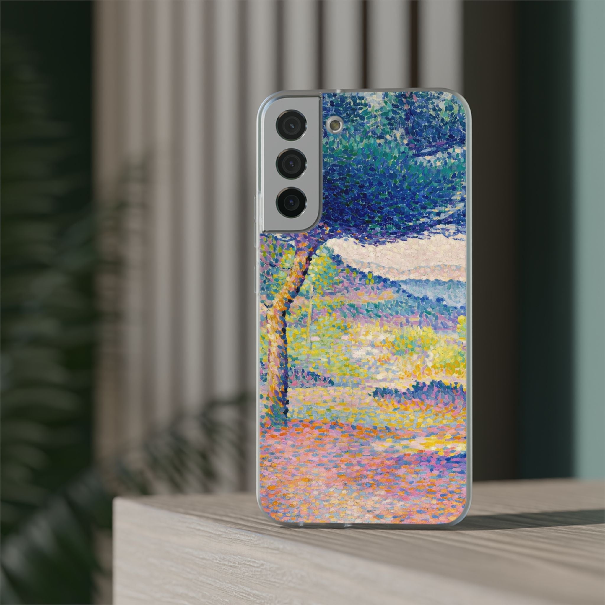 Pines Along the Shore (1896) by Henri-Edmond Cross - Flexi Case