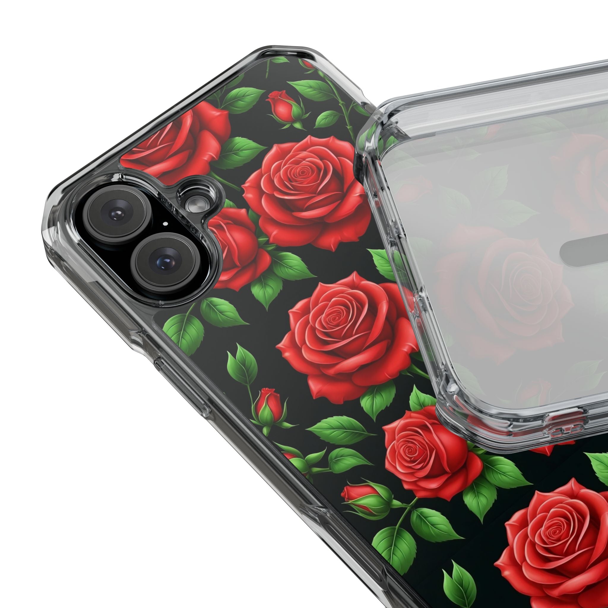 Roses are Red - Magnetic Clear Impact Case