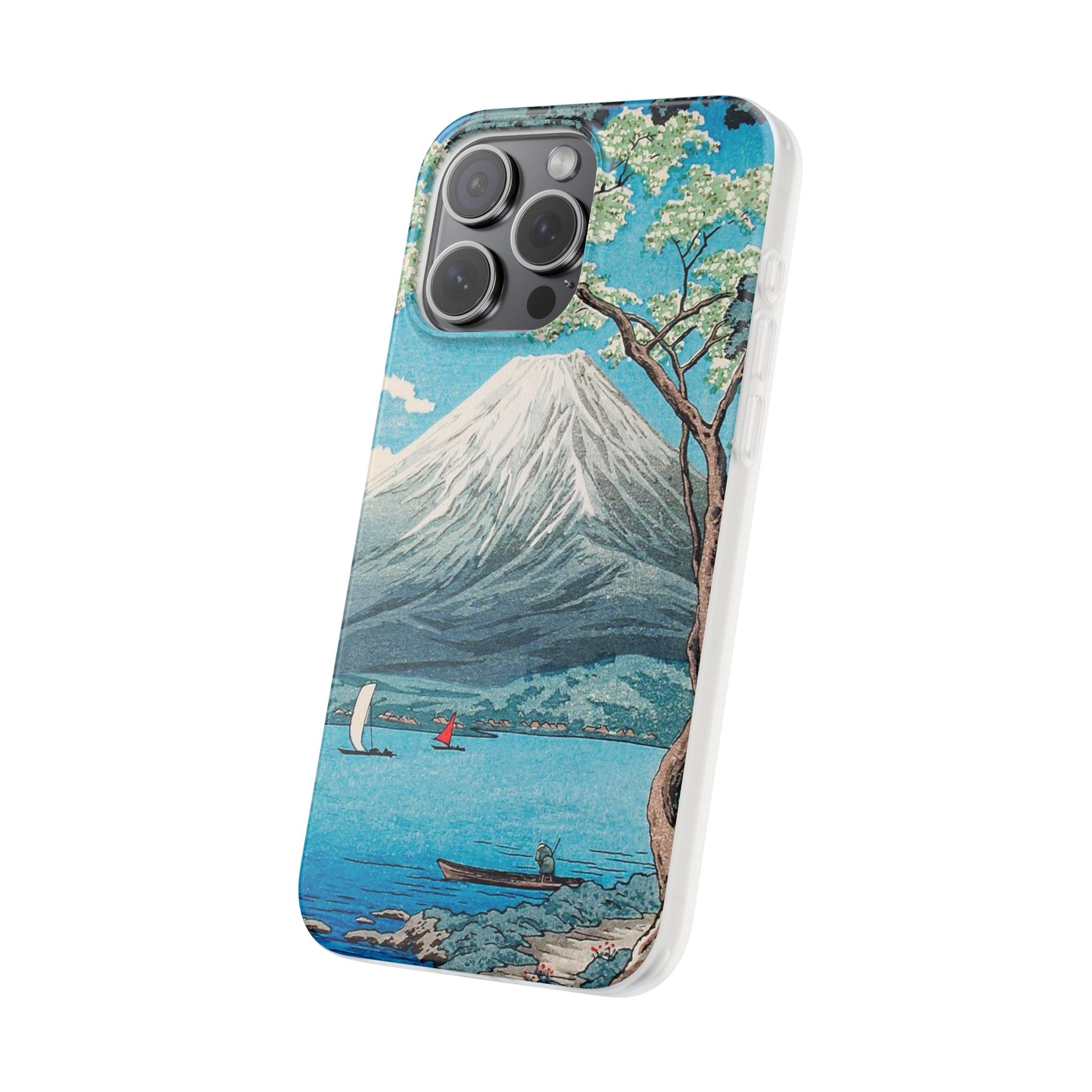 Mount Fuji from Lake Yamanaka - Flexi Case