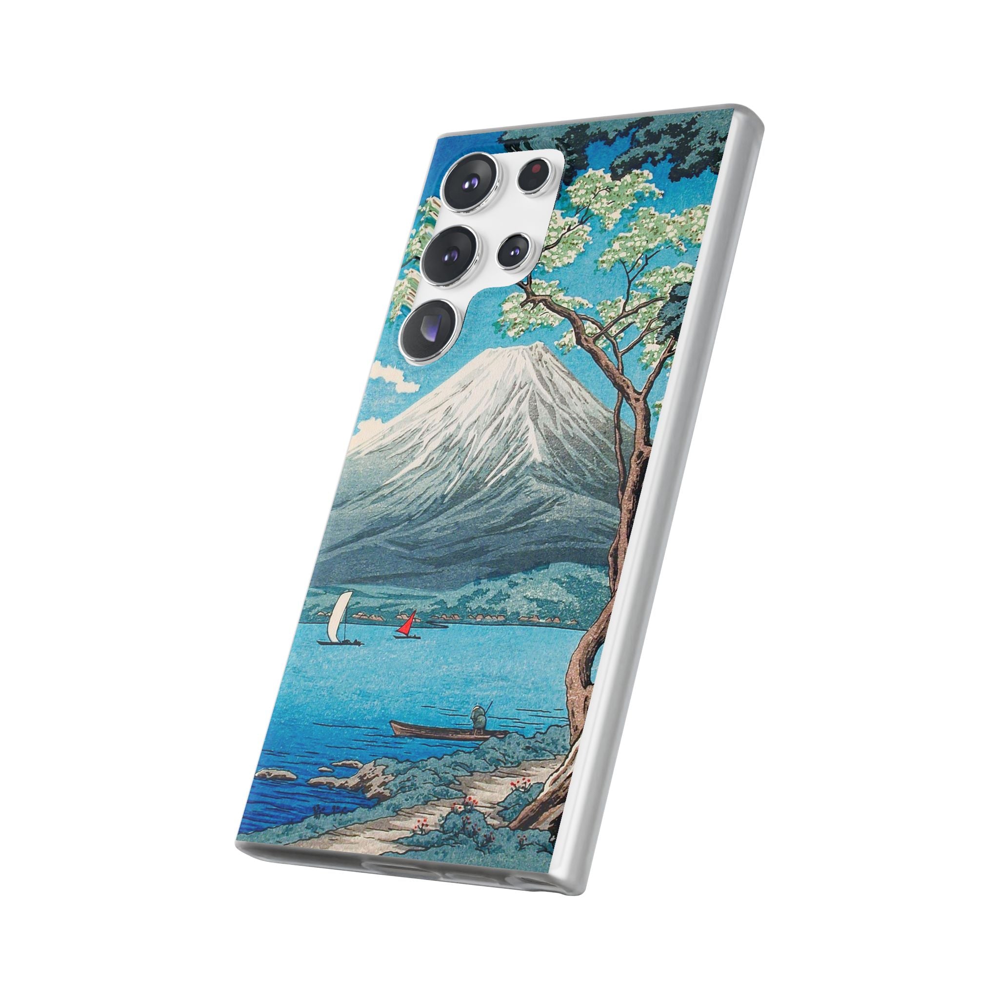 Mount Fuji from Lake Yamanaka - Flexi Case
