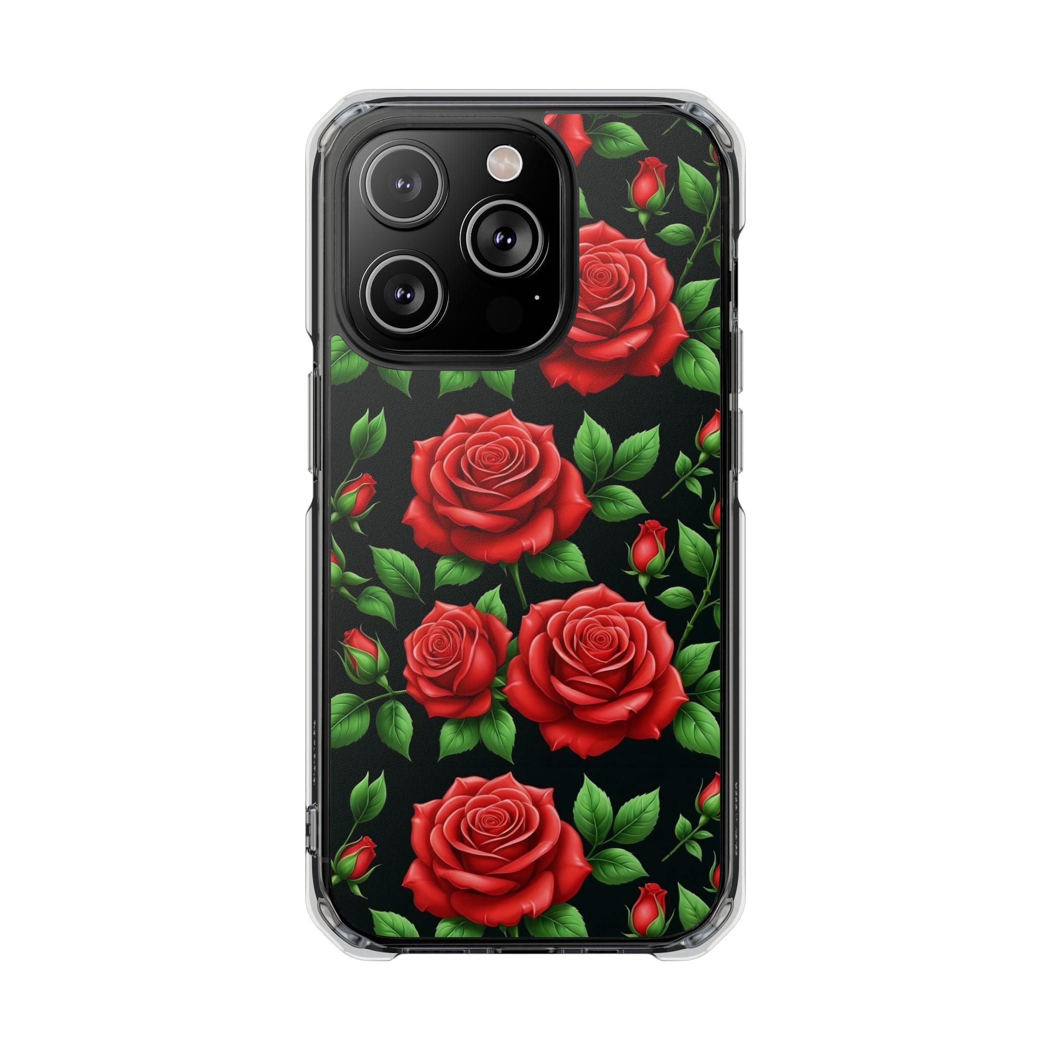 Roses are Red - Magnetic Clear Impact Case