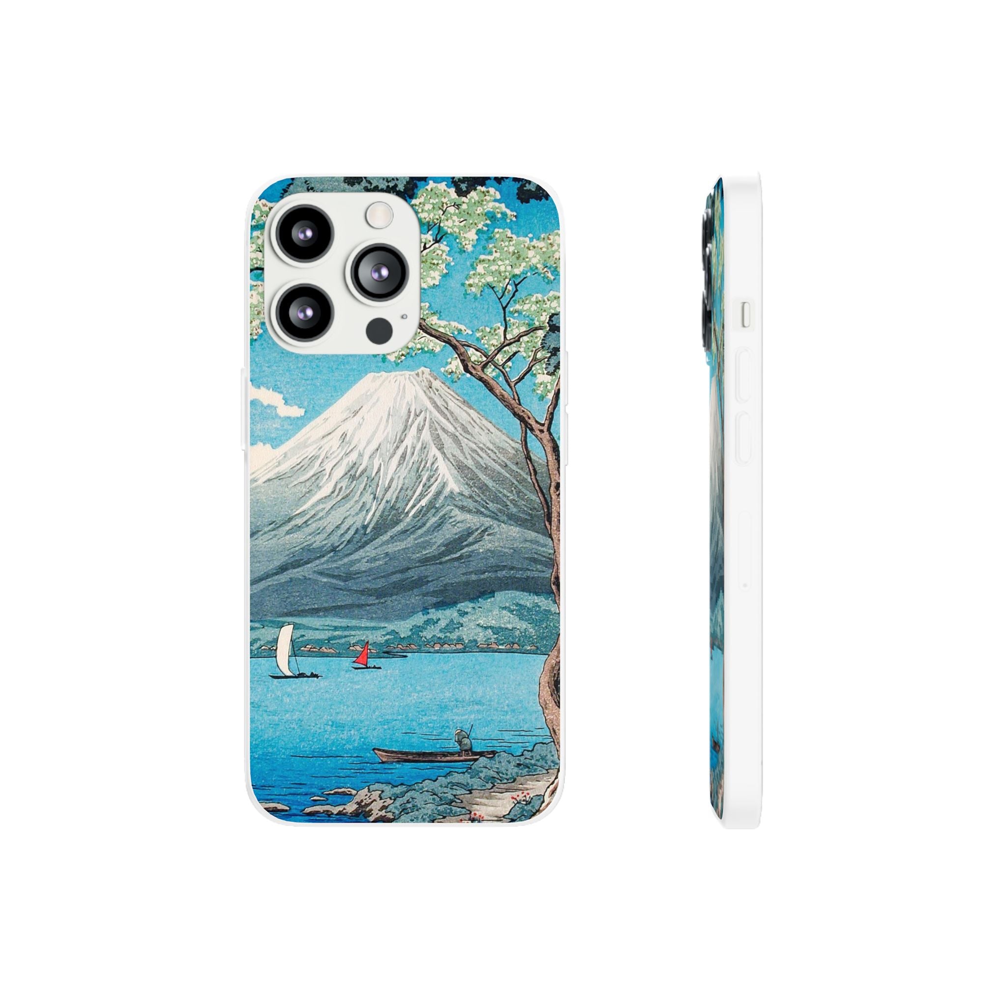 Mount Fuji from Lake Yamanaka - Flexi Case