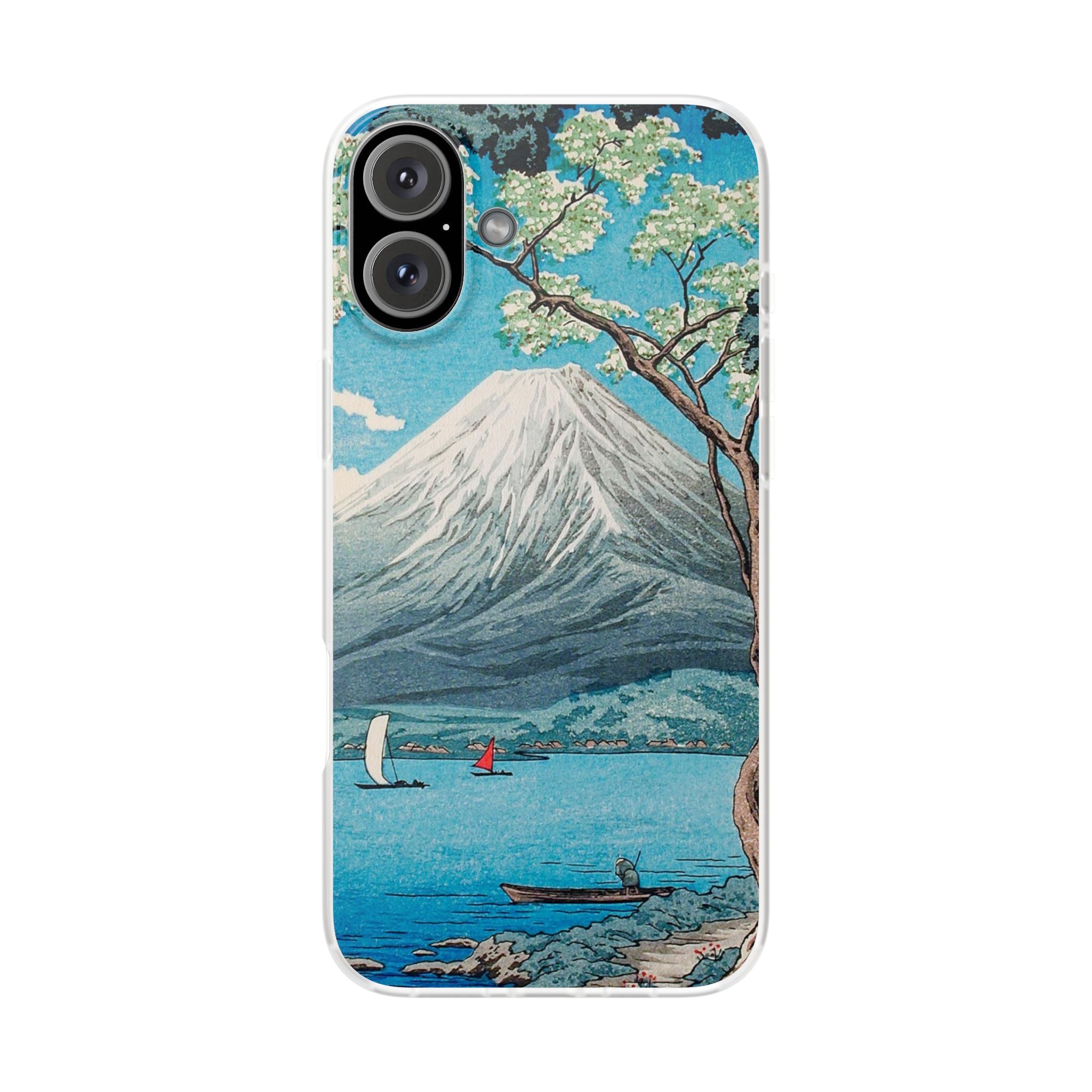 Mount Fuji from Lake Yamanaka - Flexi Case