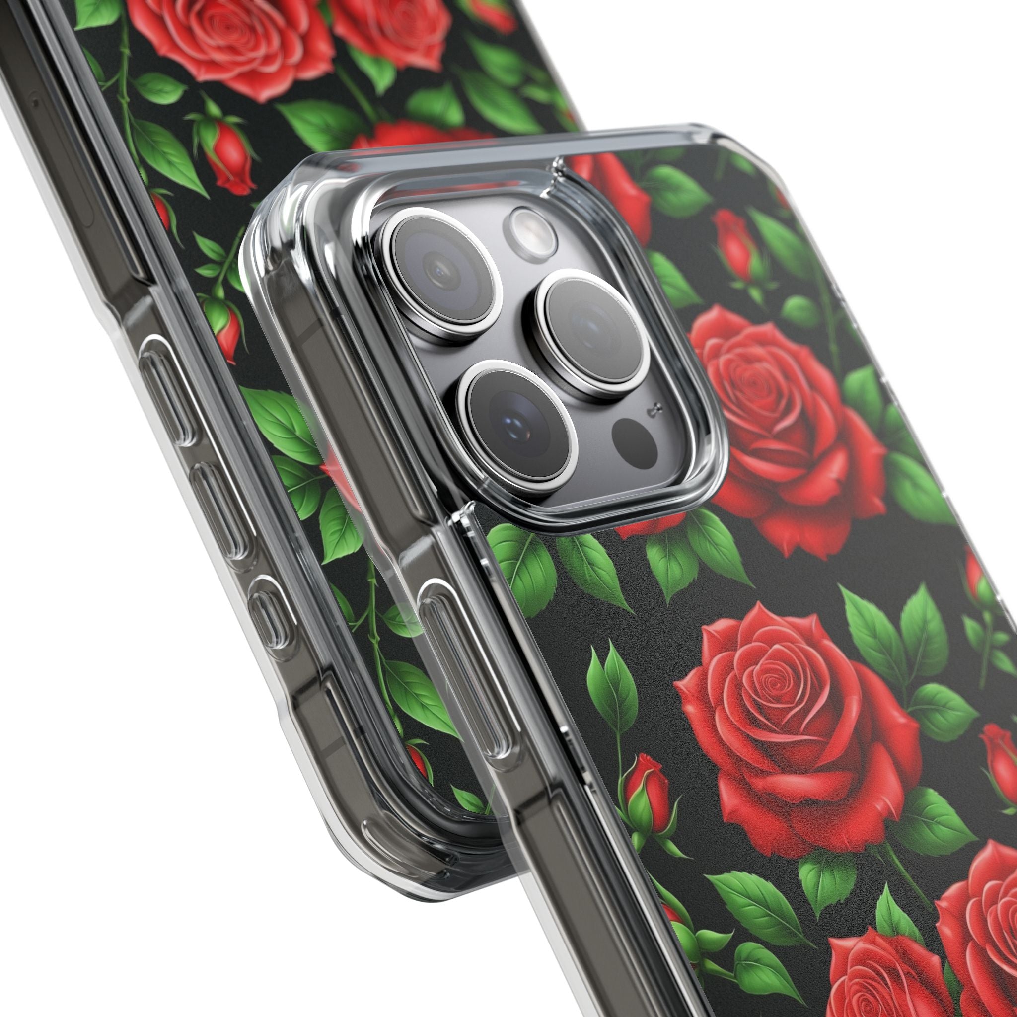 Roses are Red - Magnetic Clear Impact Case
