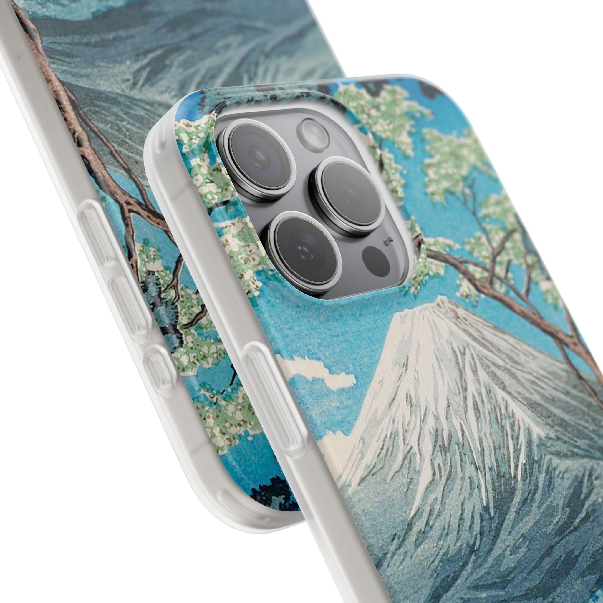 Mount Fuji from Lake Yamanaka - Flexi Case