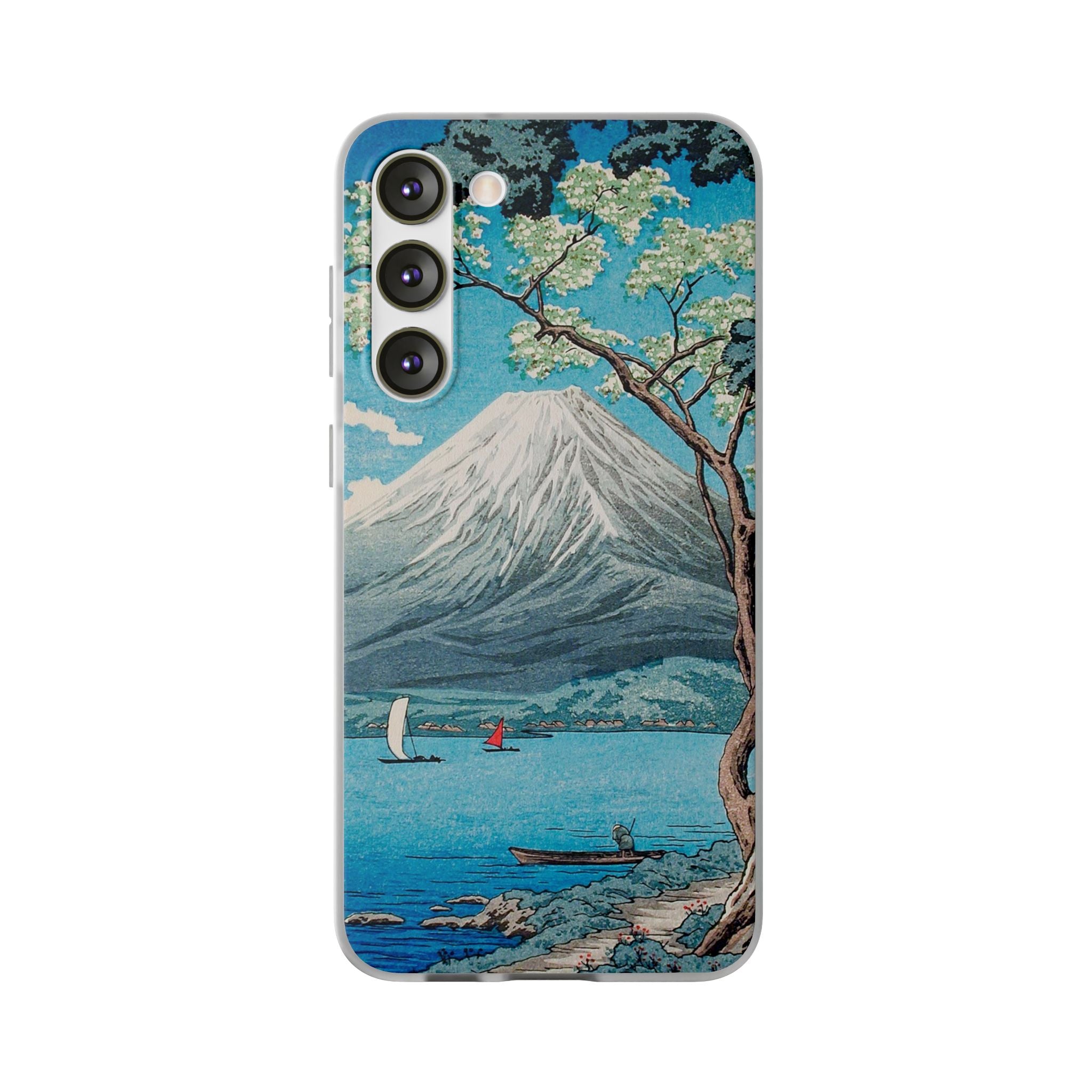 Mount Fuji from Lake Yamanaka - Flexi Case