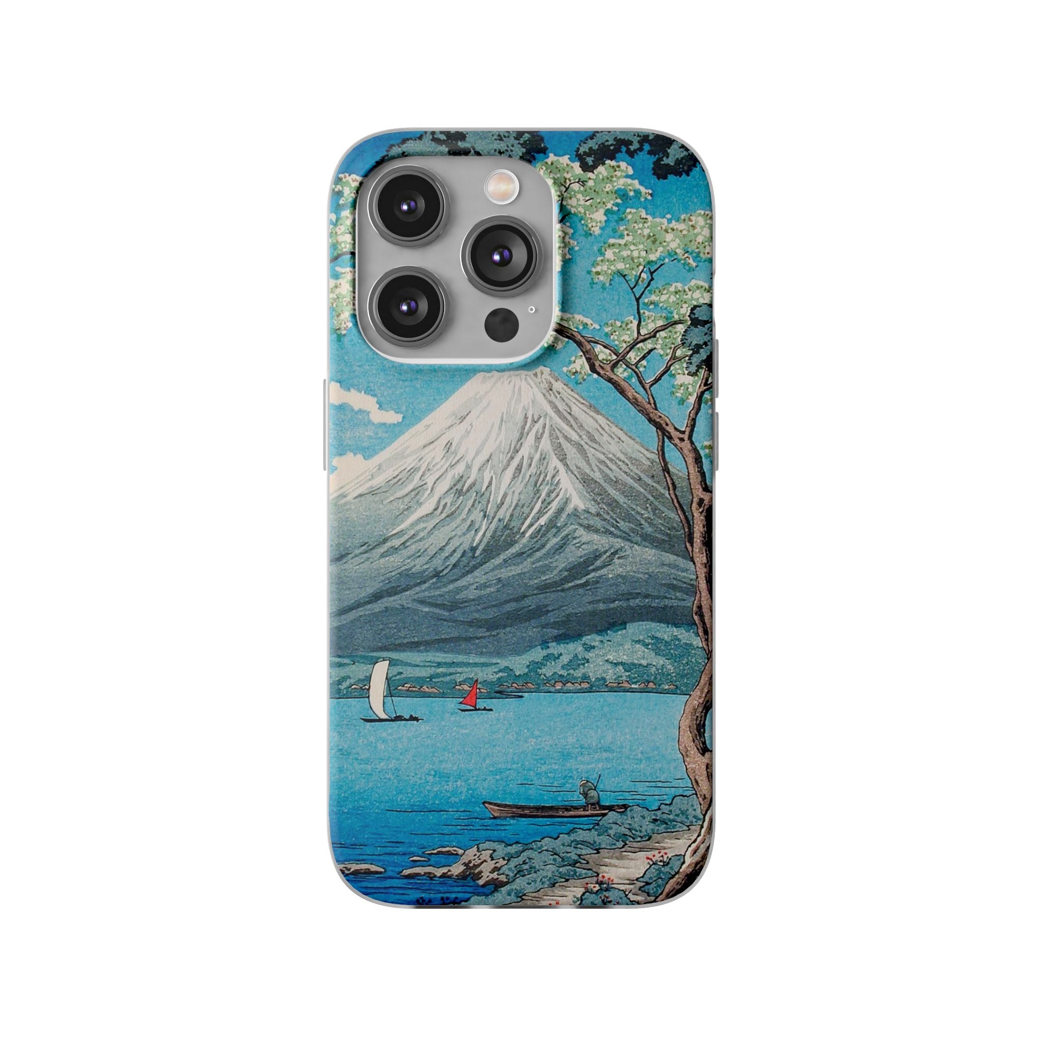 Mount Fuji from Lake Yamanaka - Flexi Case