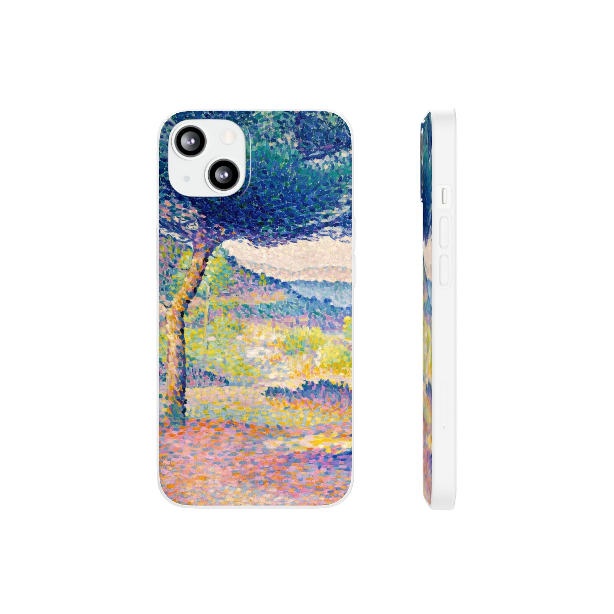 Pines Along the Shore (1896) by Henri-Edmond Cross - Flexi Case