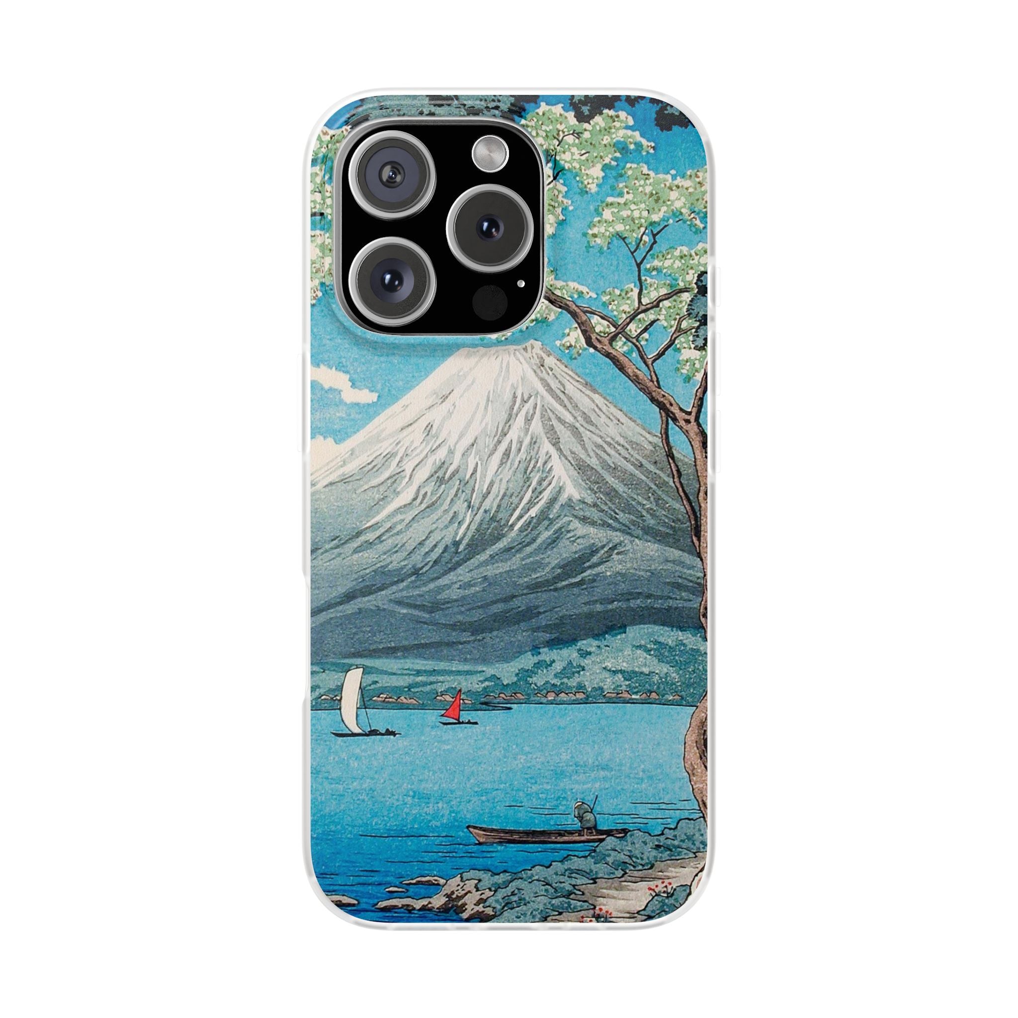 Mount Fuji from Lake Yamanaka - Flexi Case