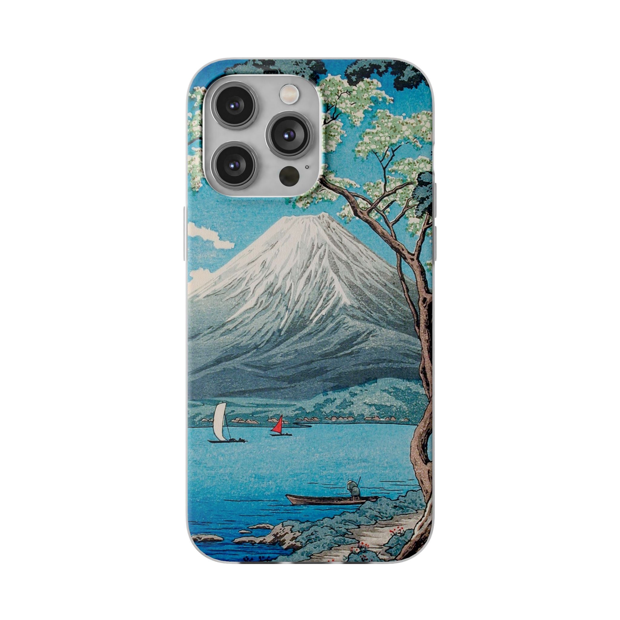 Mount Fuji from Lake Yamanaka - Flexi Case