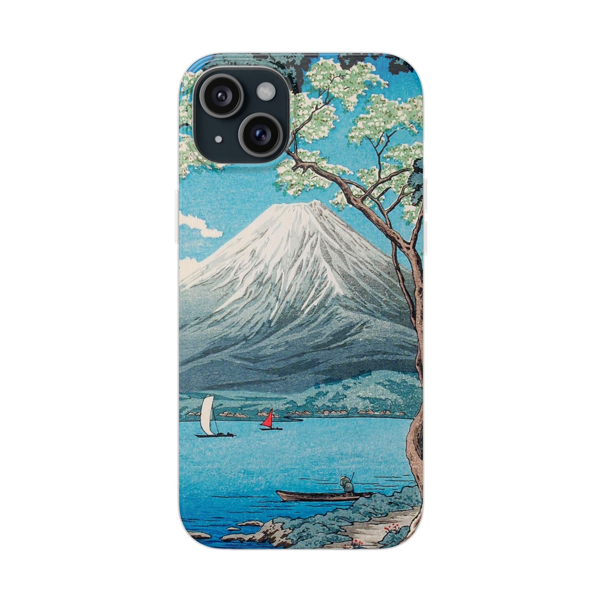 Mount Fuji from Lake Yamanaka - Flexi Case