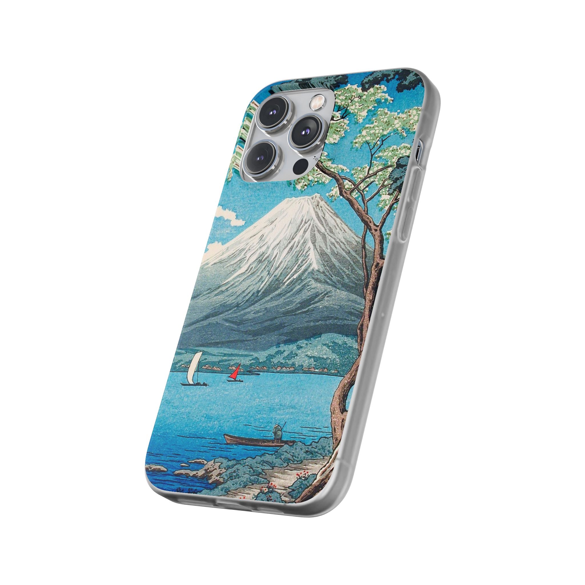 Mount Fuji from Lake Yamanaka - Flexi Case
