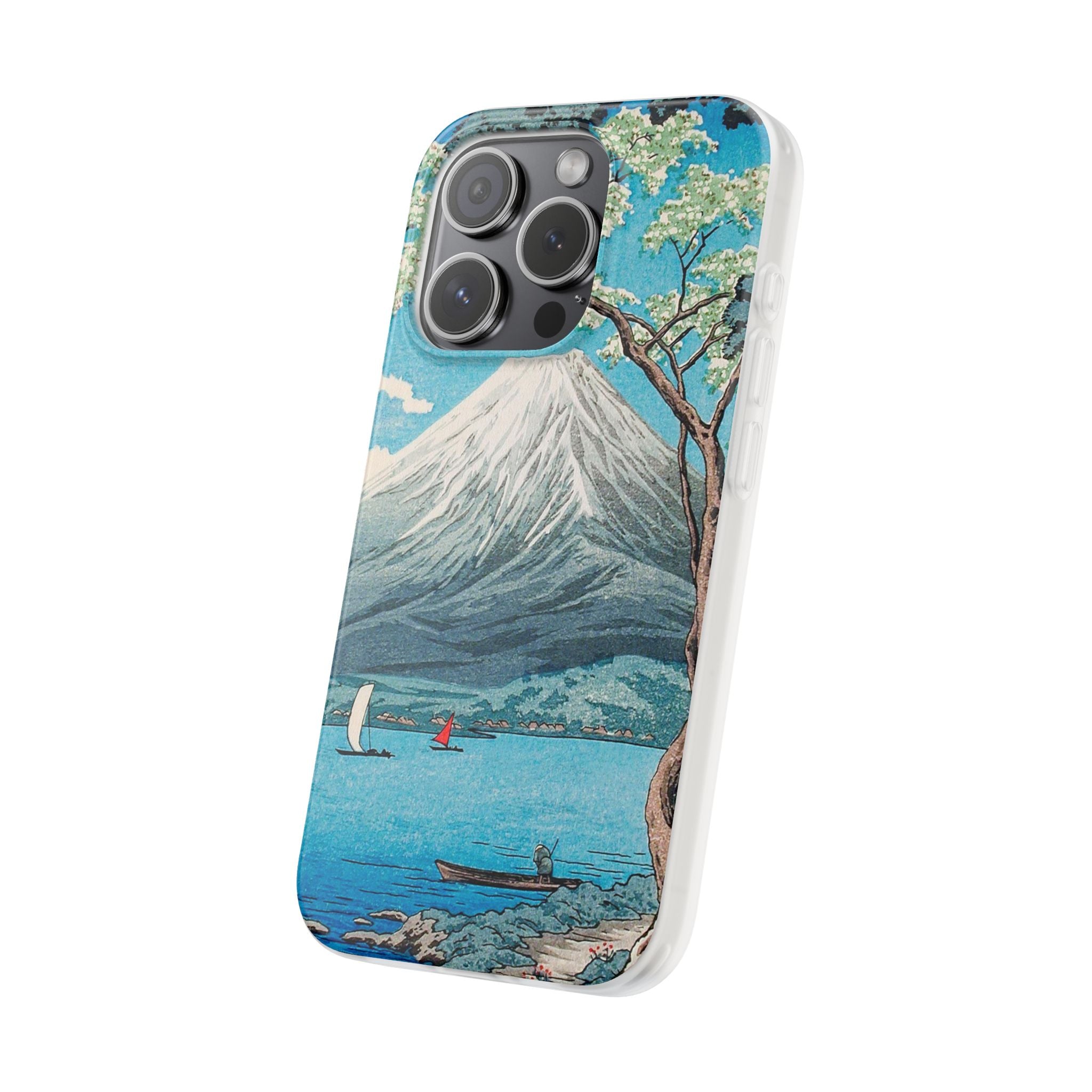 Mount Fuji from Lake Yamanaka - Flexi Case