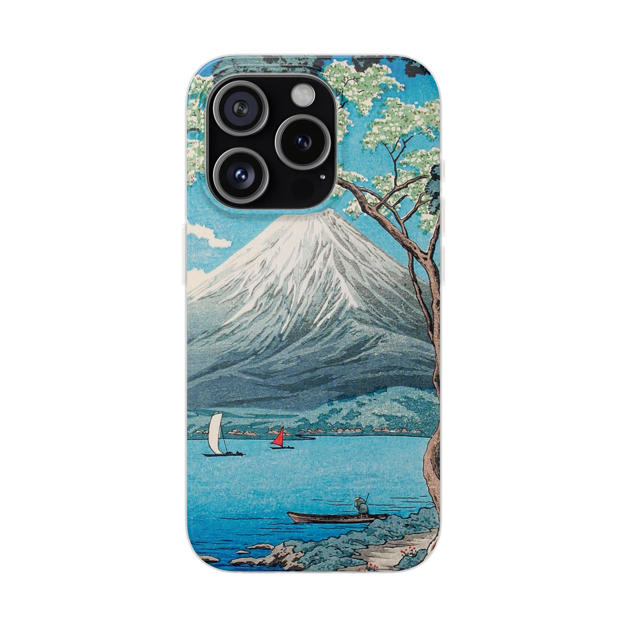 Mount Fuji from Lake Yamanaka - Flexi Case