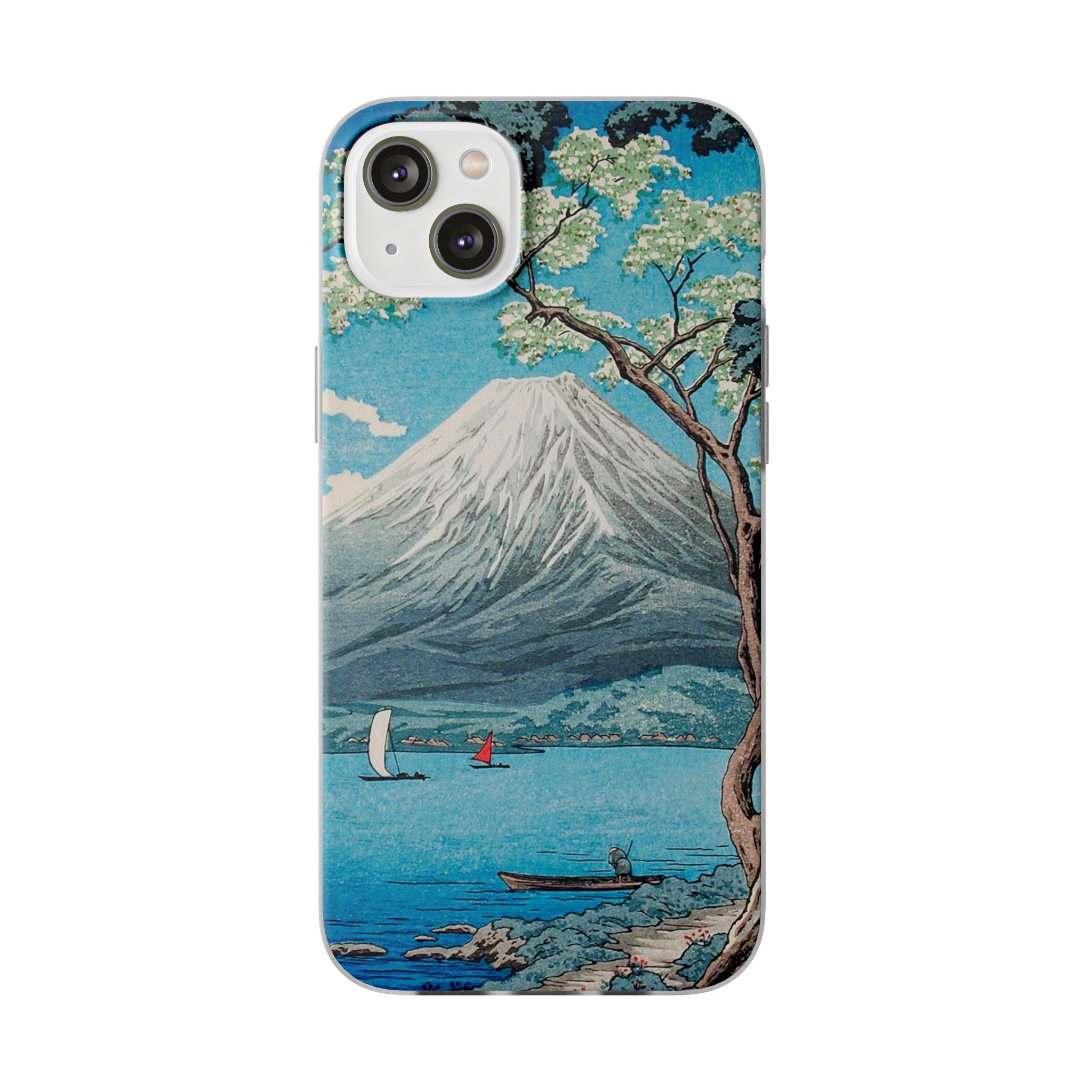 Mount Fuji from Lake Yamanaka - Flexi Case