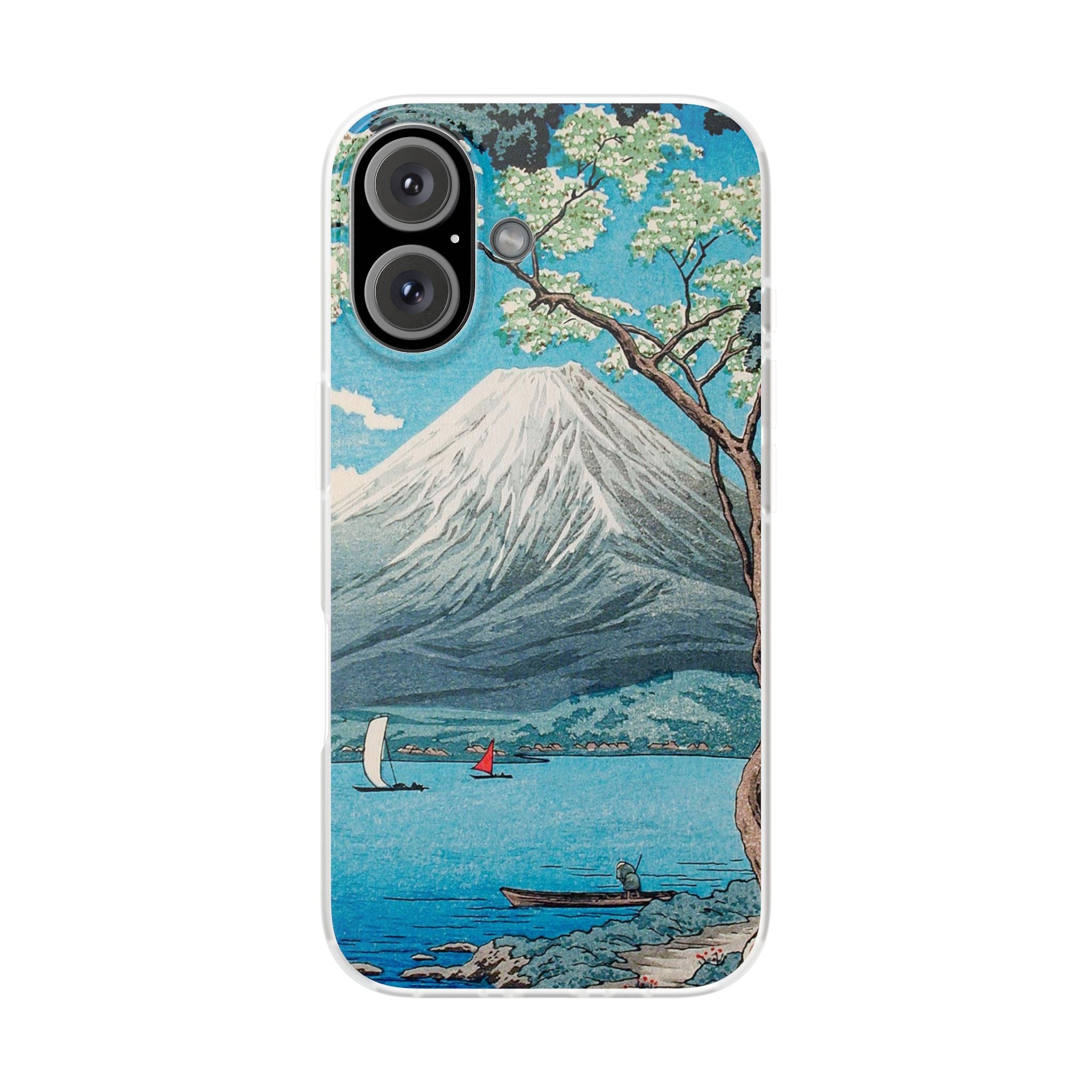 Mount Fuji from Lake Yamanaka - Flexi Case