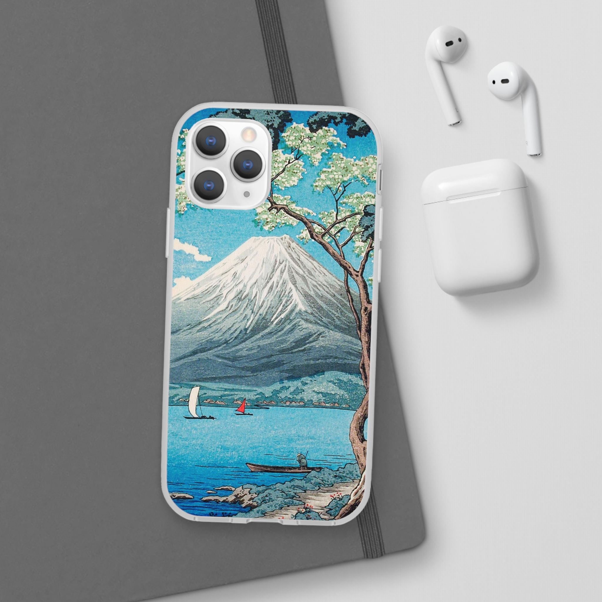 Mount Fuji from Lake Yamanaka - Flexi Case
