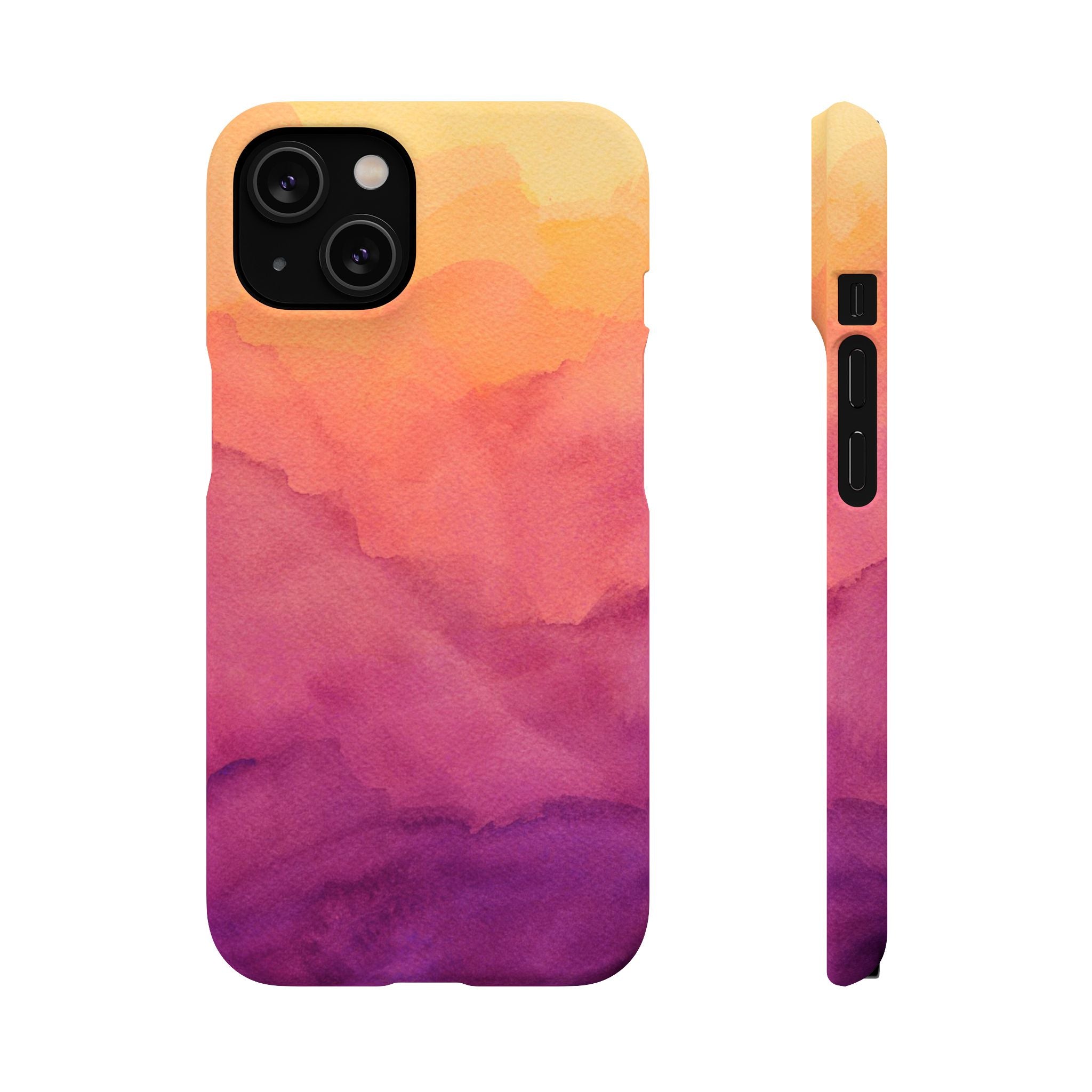 Watercolour Sunrise - Snap Case