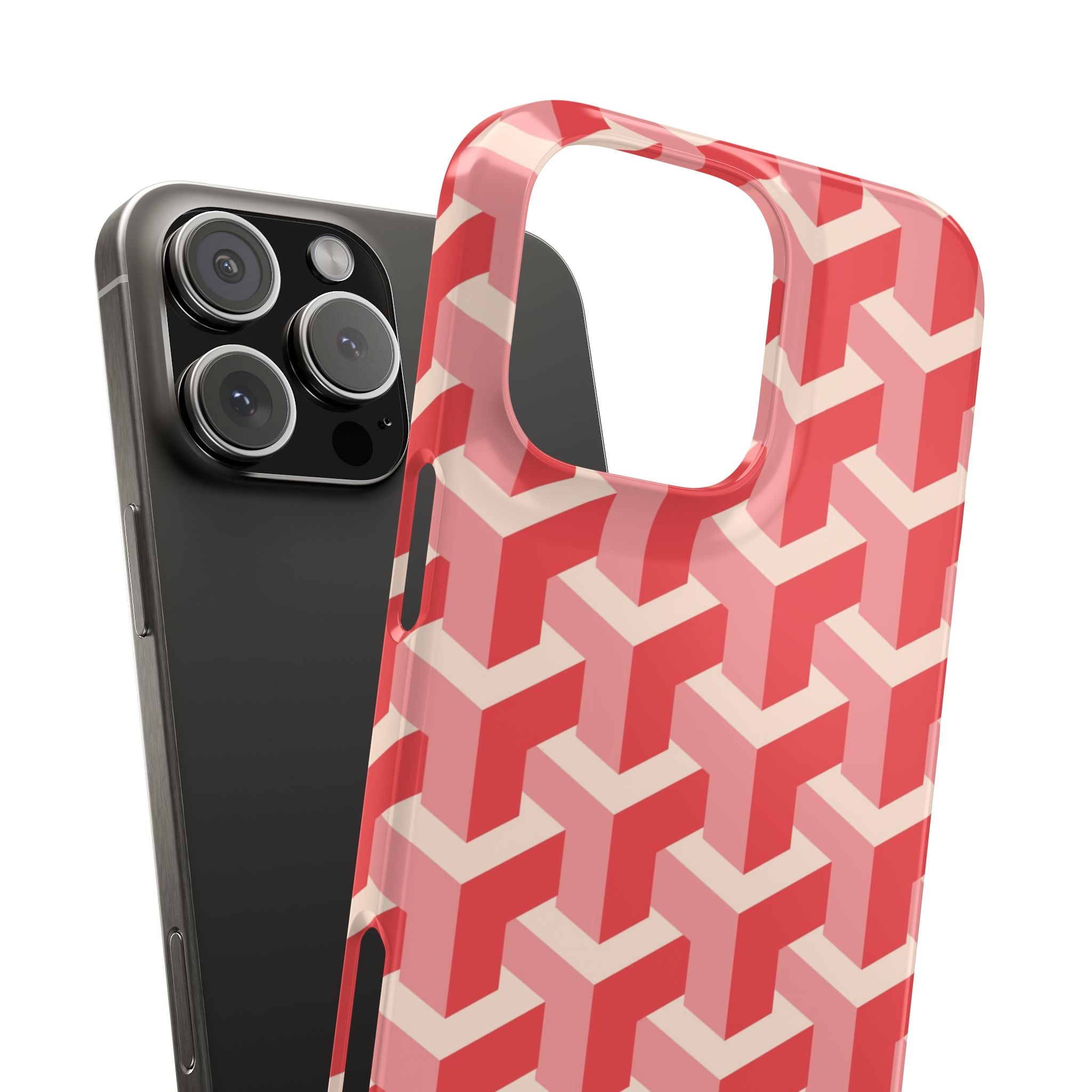 Pink Geo - Snap Case