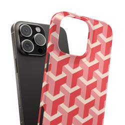 Image of Pink Geo - Snap Case