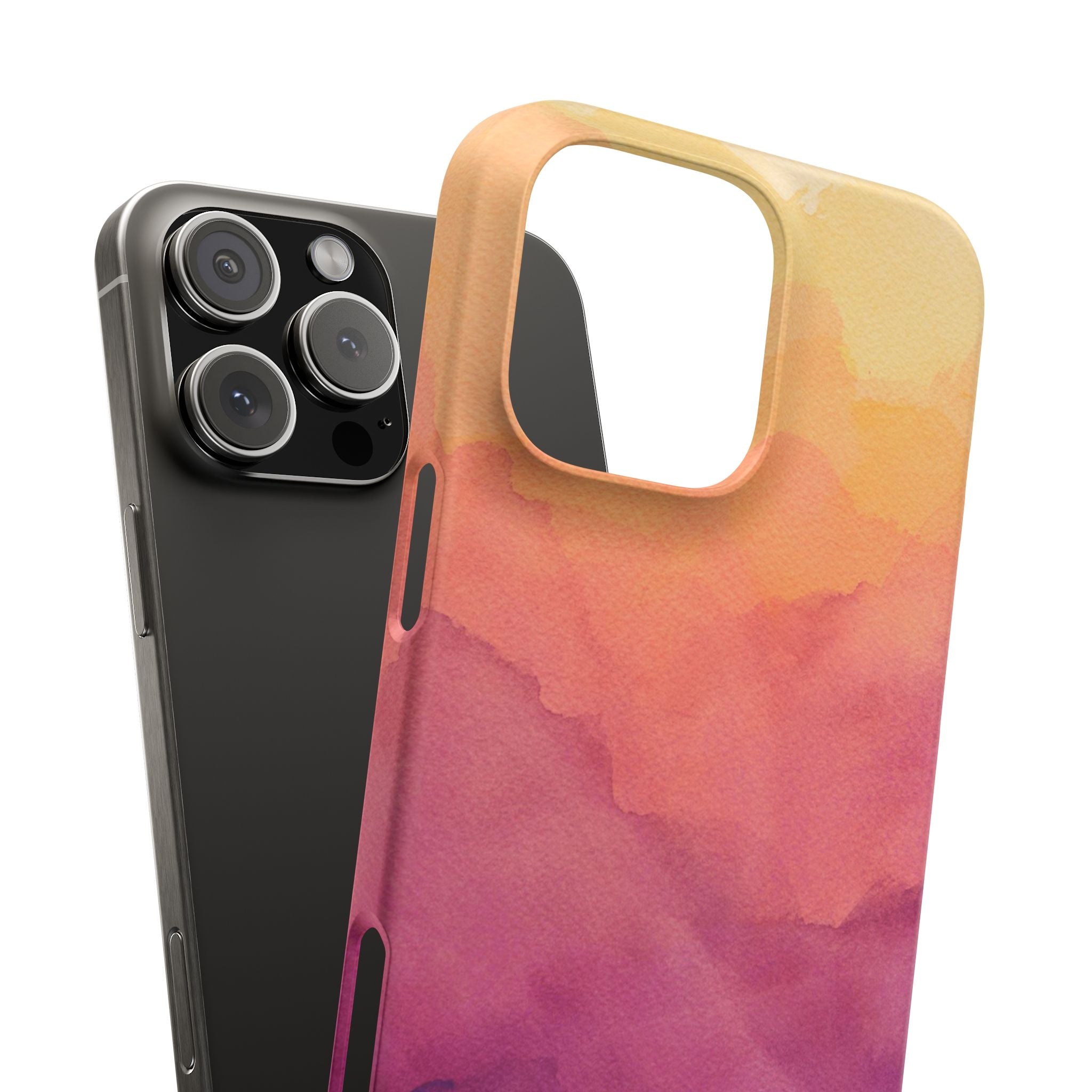 Watercolour Sunrise - Snap Case