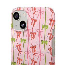 Image of Christmas Ribbon - Snap Case