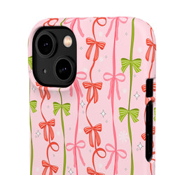 Image of Christmas Ribbon - Snap Case