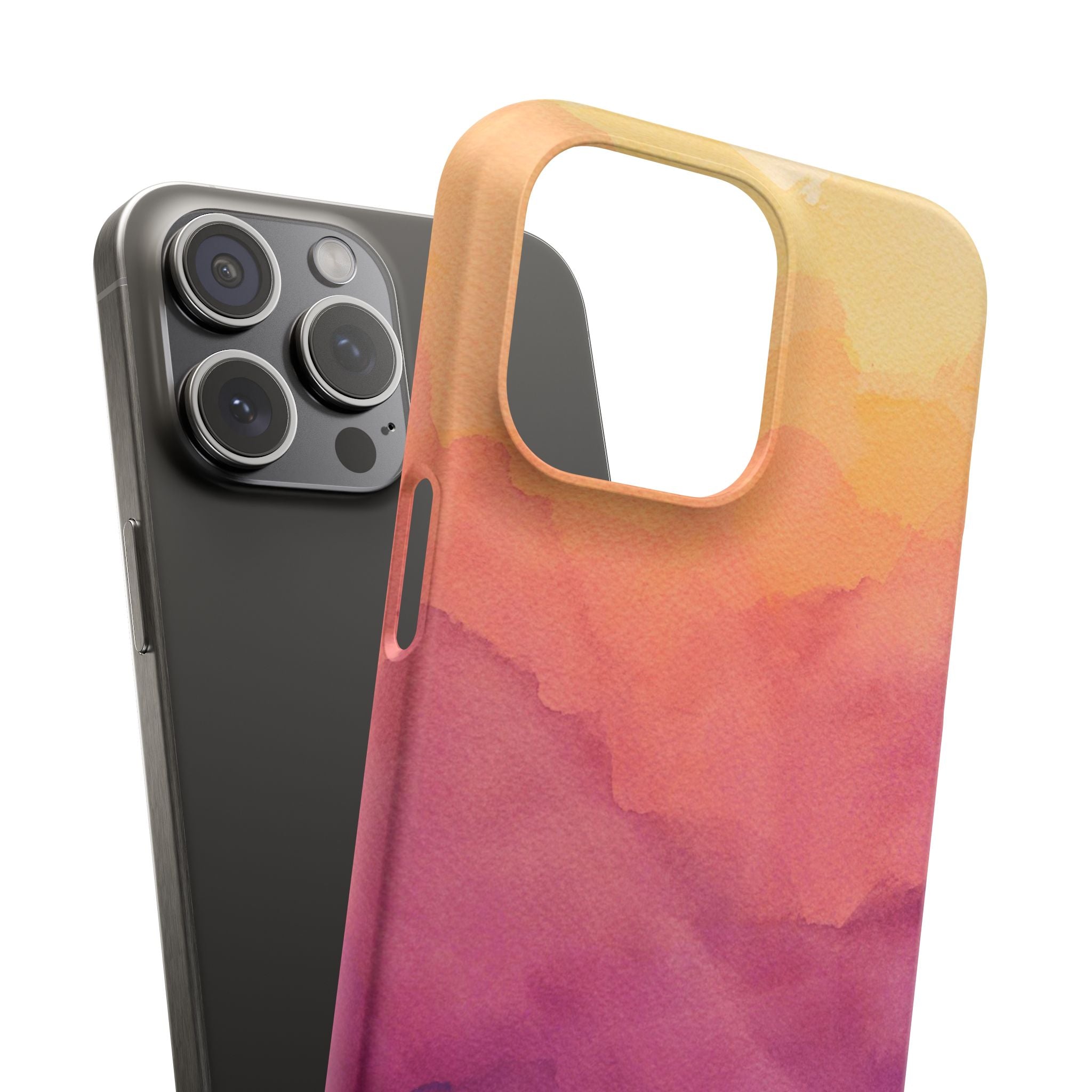 Watercolour Sunrise - Snap Case